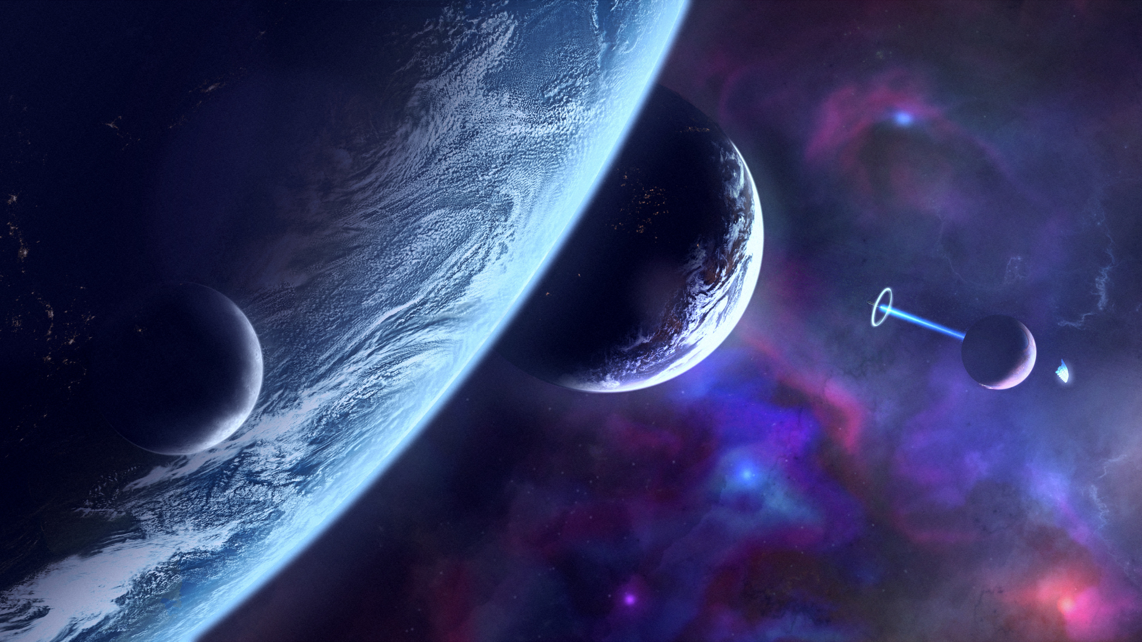 {宇宙, 气氛, 外层空间, 天文学对象, 空间 4K Ultra HD 壁纸,3840x2160 空间 图片,桌面背景和图片。