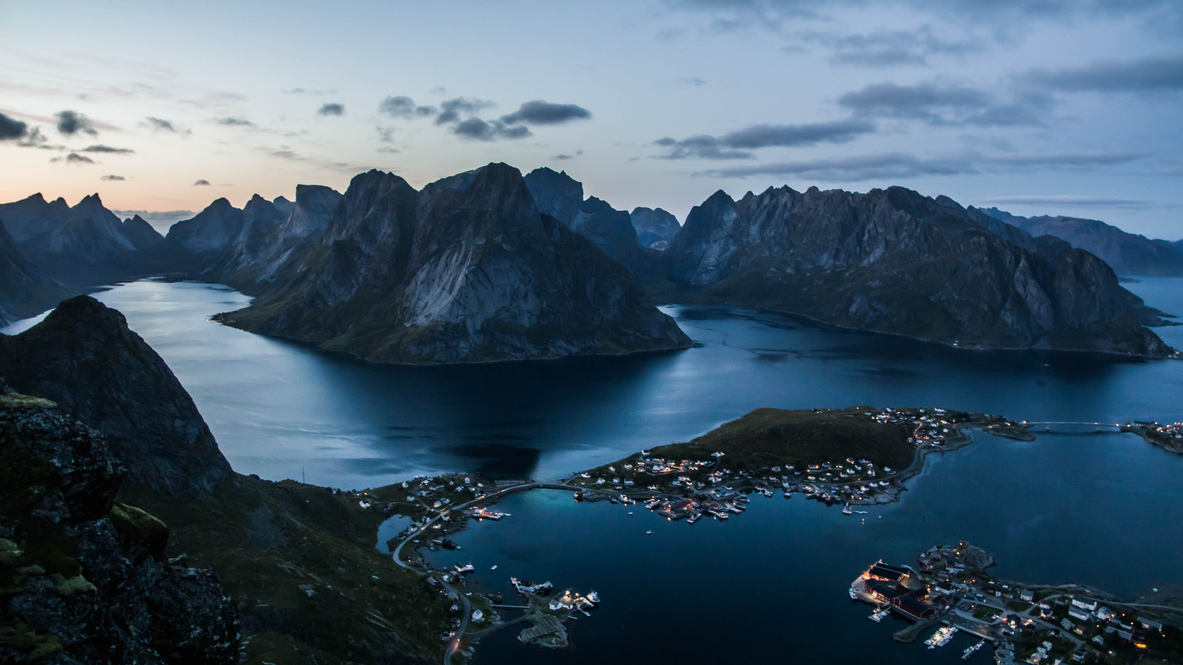 {海洋, 自然景观, 大海, 天空, 峡湾 4K Ultra HD 壁纸,3840x2160 性质 图片,桌面背景和图片。