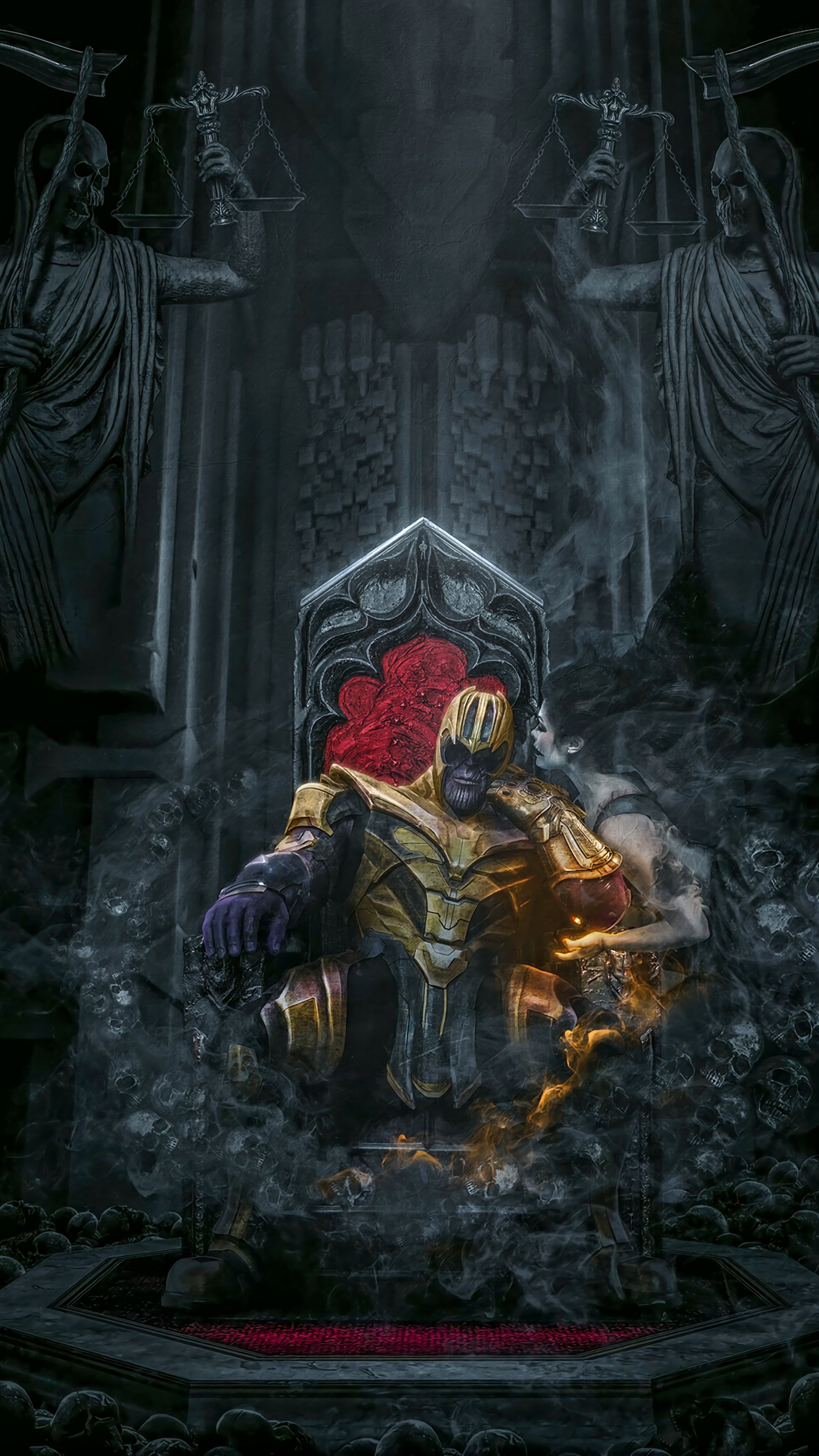 Wallpaper Thanos, Spider-man, Supervillain, Marvel Comics, Villain ...
