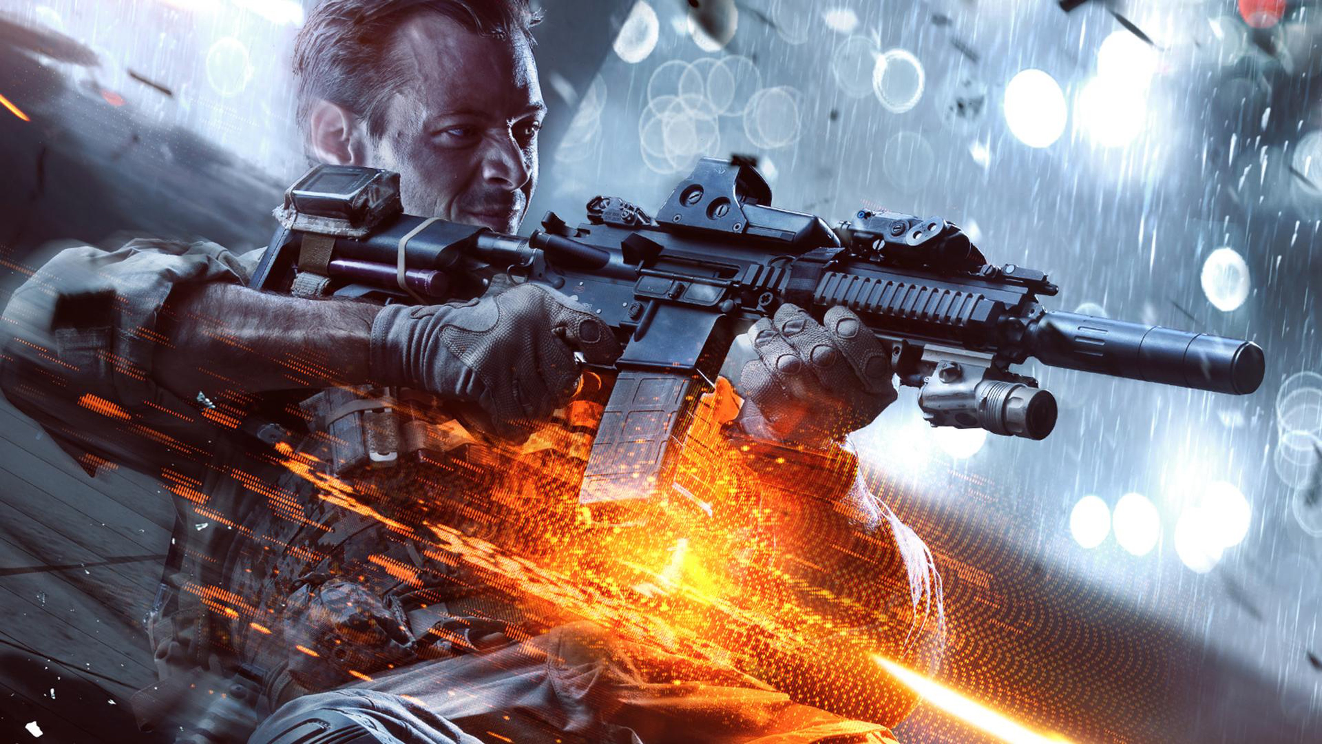 Wallpaper Sniper Rifle, ea Dice, Video Games, Machine Gun, pc Game