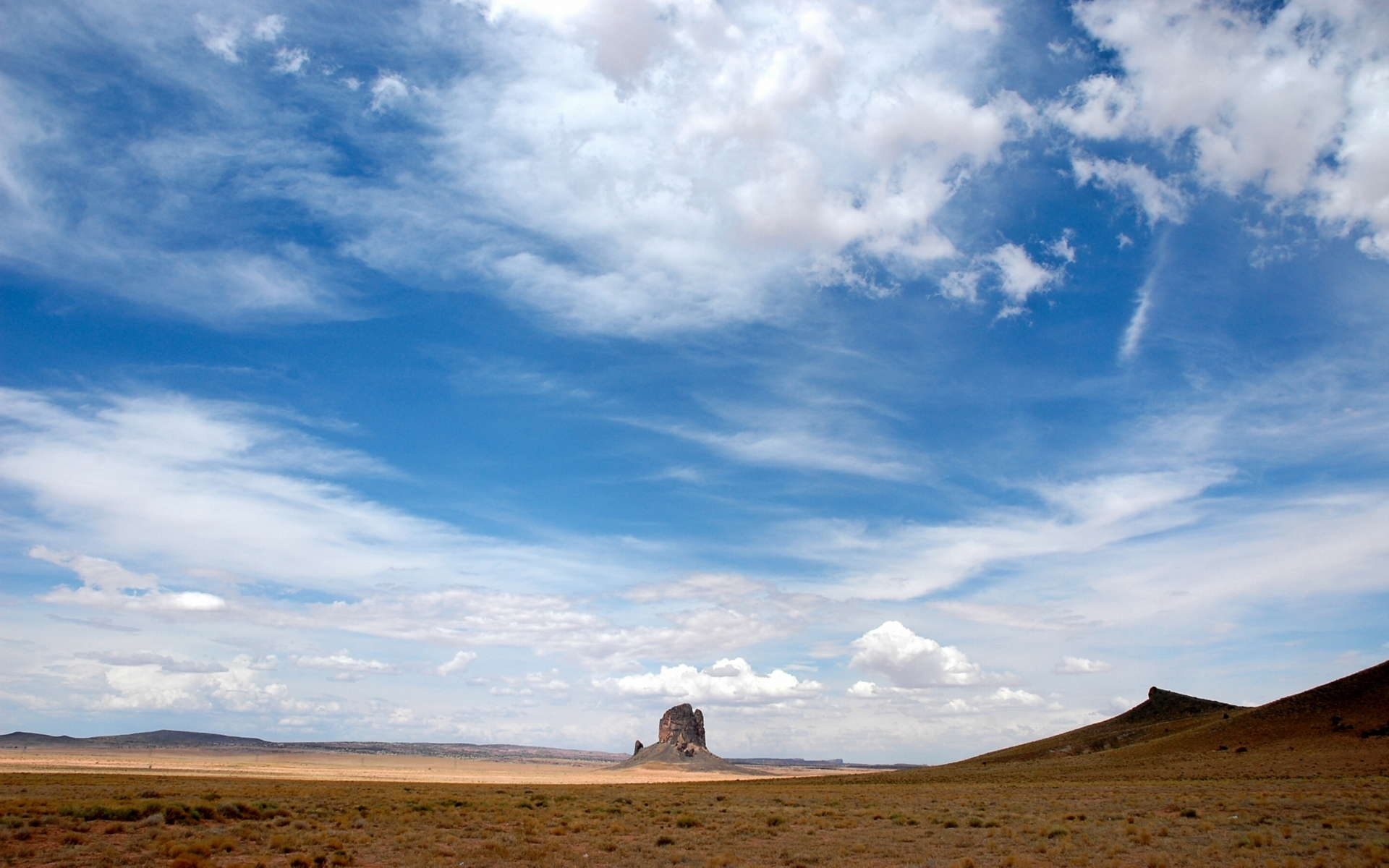Wallpaper Brown Field Under Blue Sky and White Clouds During Daytime ...