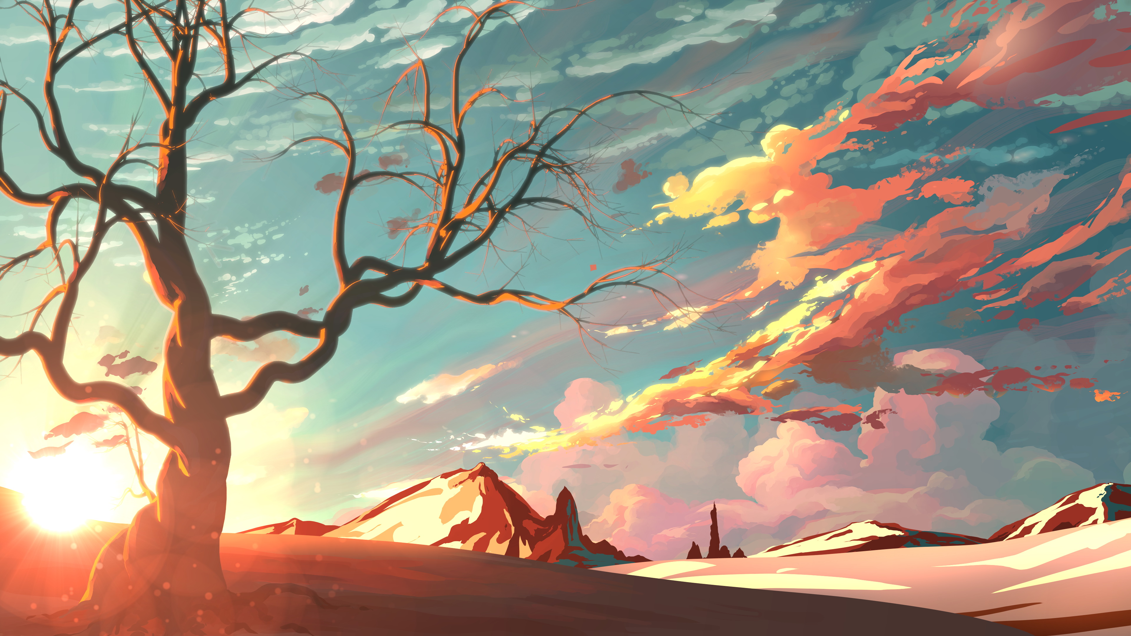 paisaje de arte digital