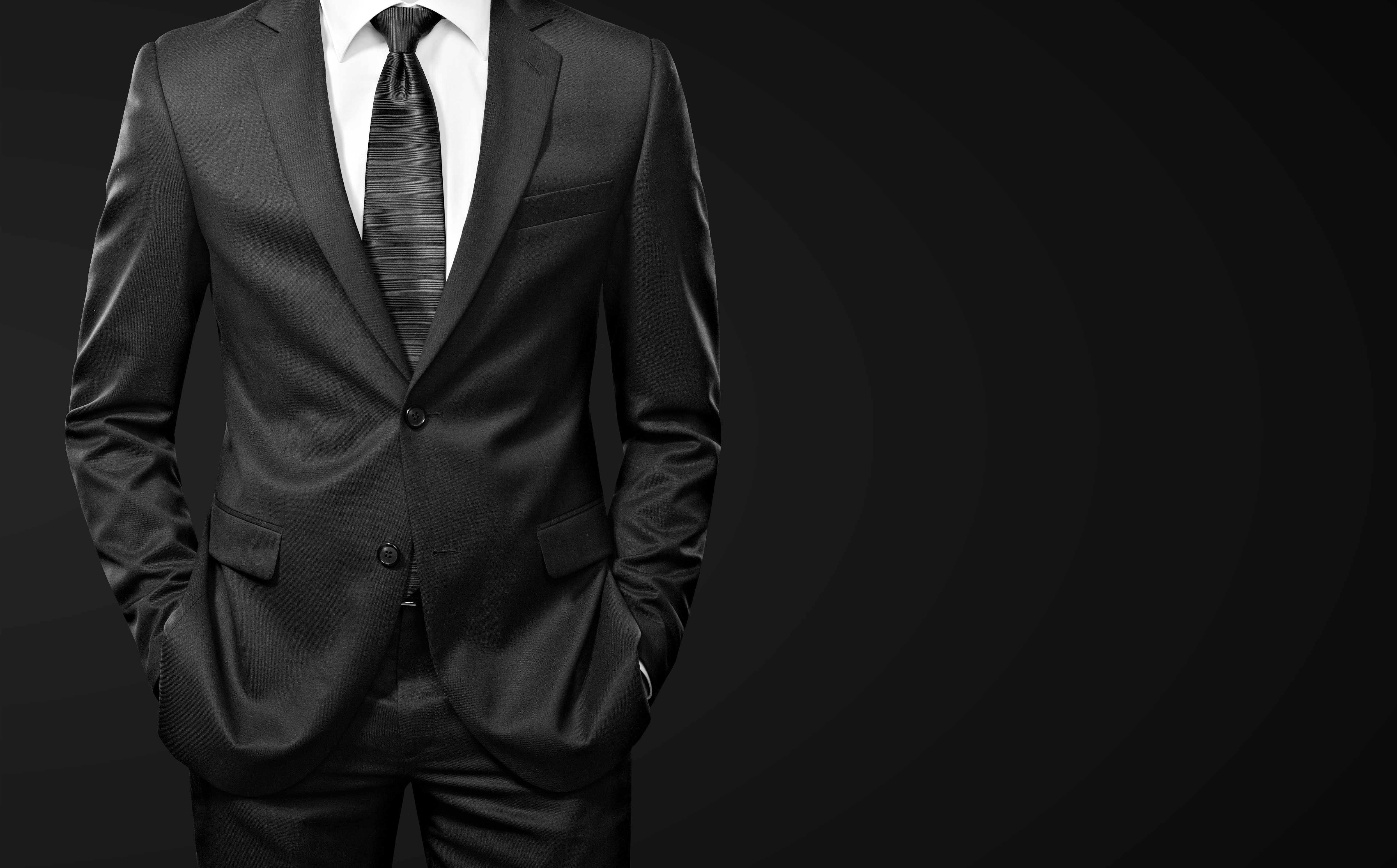 Wallpaper Man in Black Suit Jacket, Background - Download Free Image
