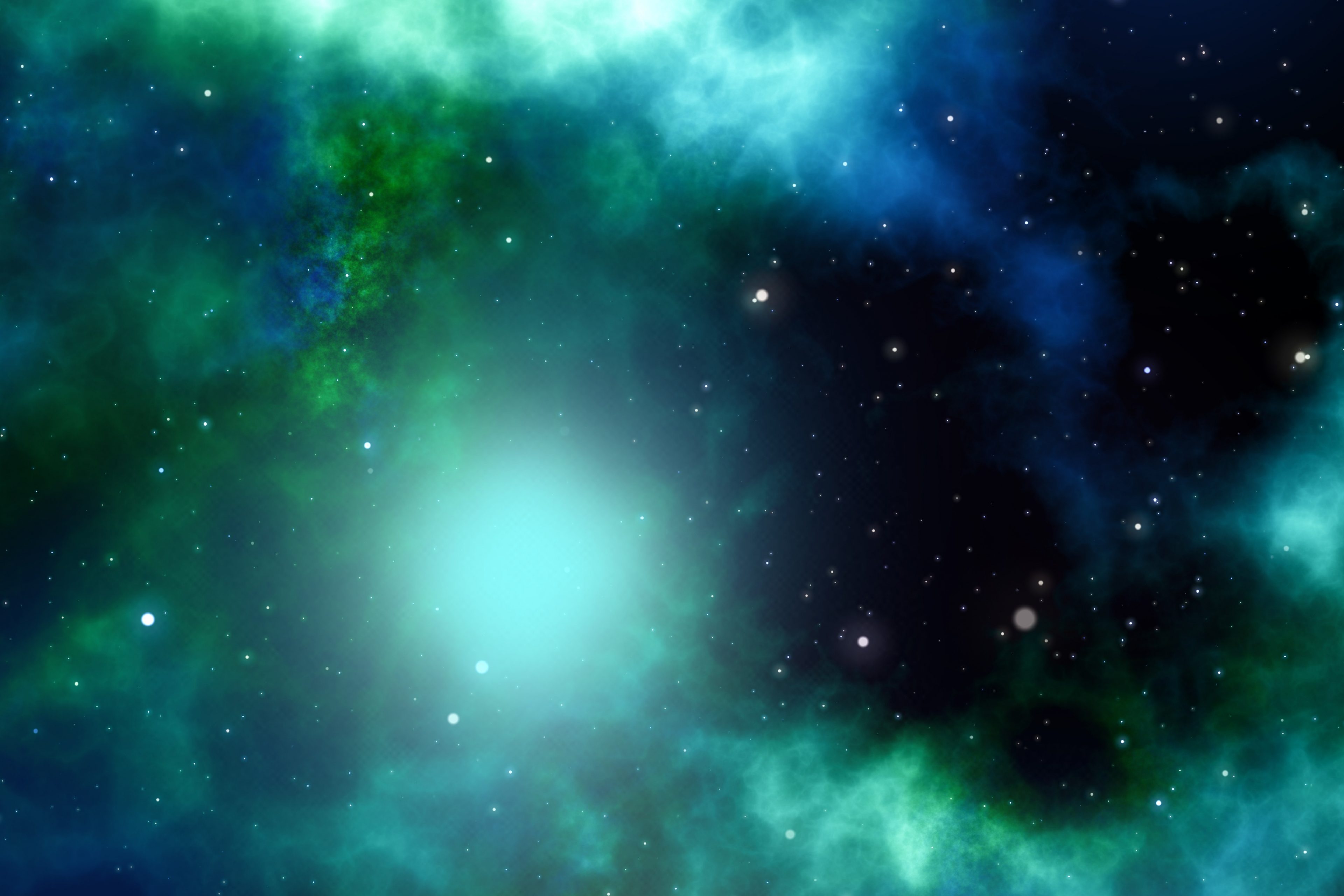 astronomy blue and green backgrounds