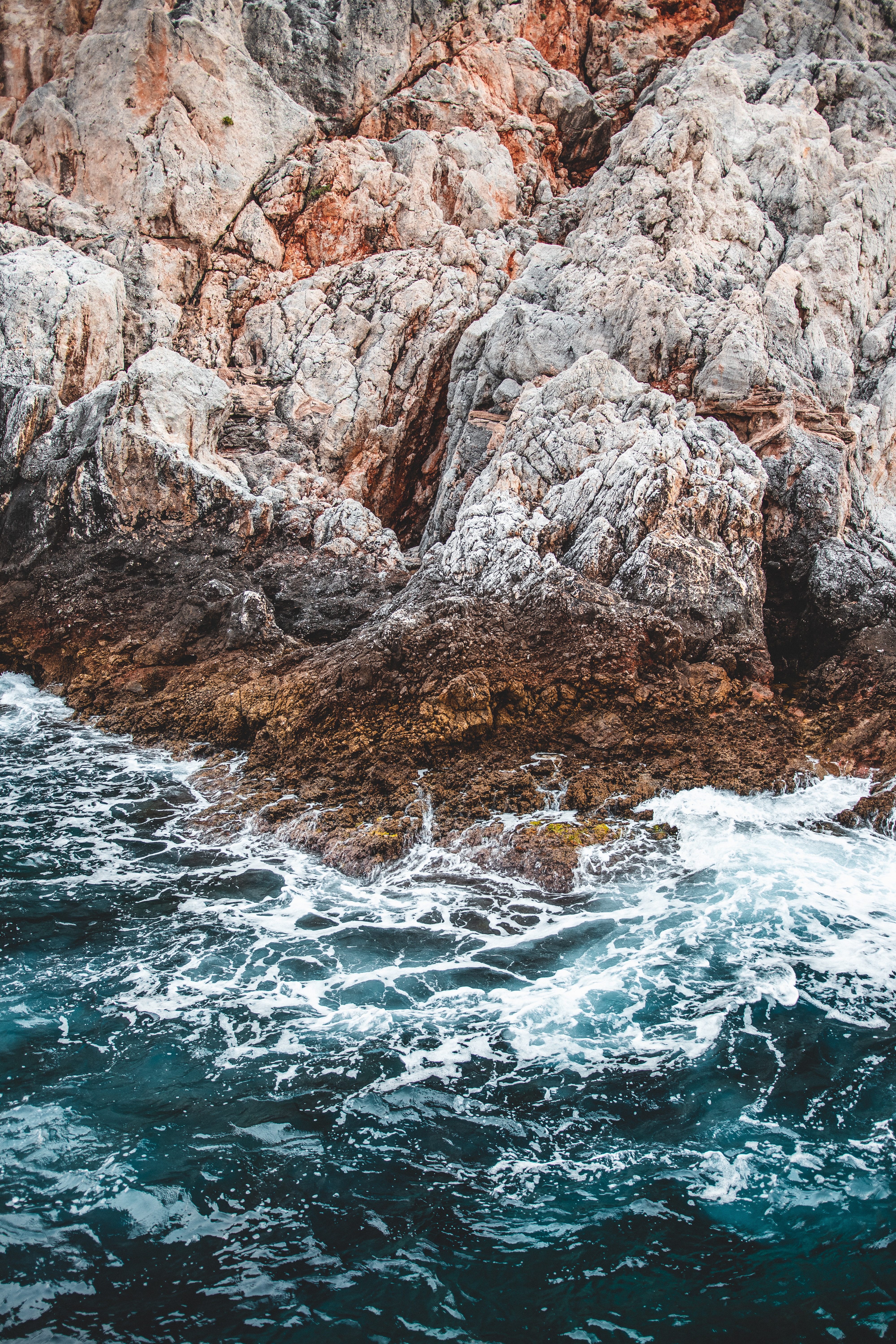 Wallpaper Computer Water Rocks Wallpaper Geology, Wave, Coast, Water, Rock, Background - Download Free ...