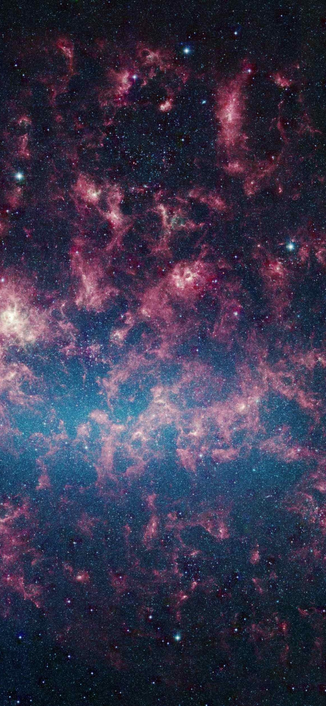 大麦哲伦星云, 银河系, 斯皮策太空望远镜, 麦哲伦星云, 天文学对象 壁纸 1125x2436 允许