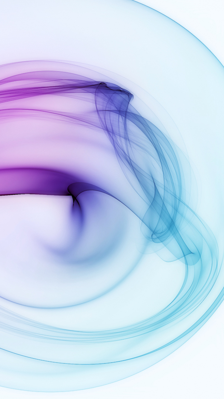 Illustration de Tourbillon Blanc et Rose. Wallpaper in 750x1334 Resolution