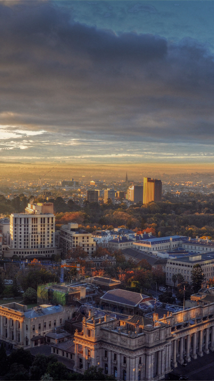 Aerial View of City Buildings During Daytime. Wallpaper in 750x1334 Resolution