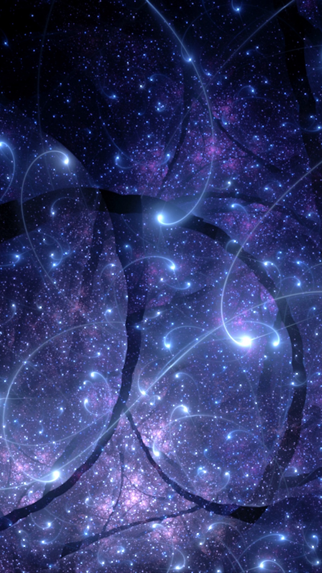 Blue and White Light Illustration. Wallpaper in 1080x1920 Resolution