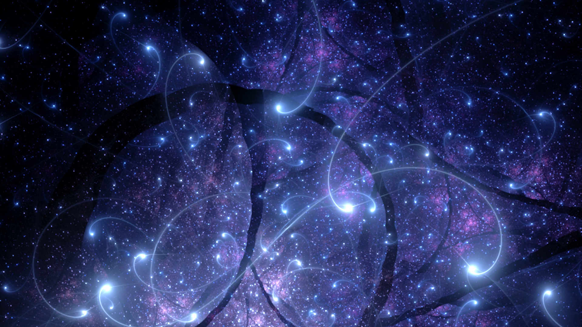 Blue and White Light Illustration. Wallpaper in 1920x1080 Resolution