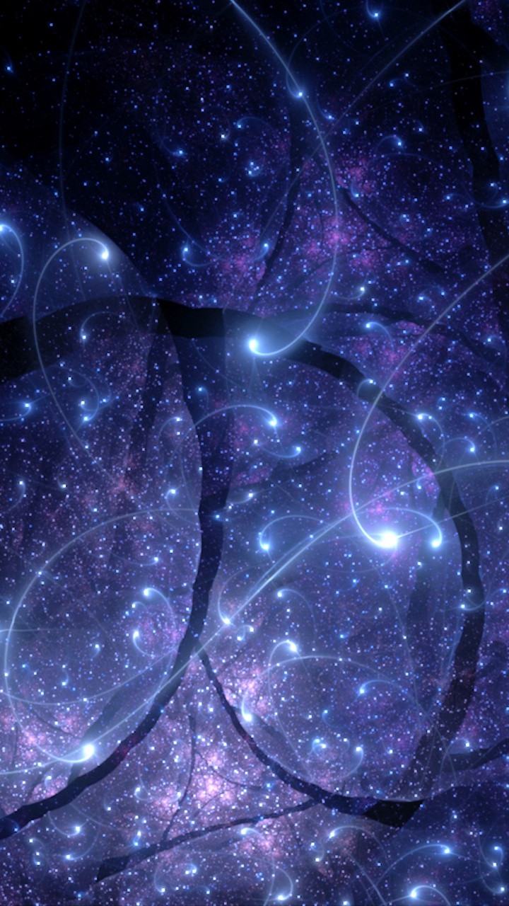 Blue and White Light Illustration. Wallpaper in 720x1280 Resolution