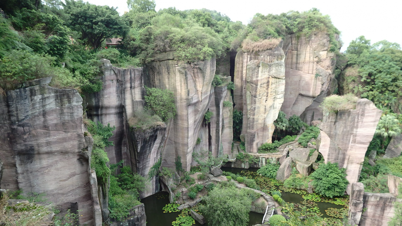 性质, 形成, 自然保护区, 露头, 水道 壁纸 1366x768 允许