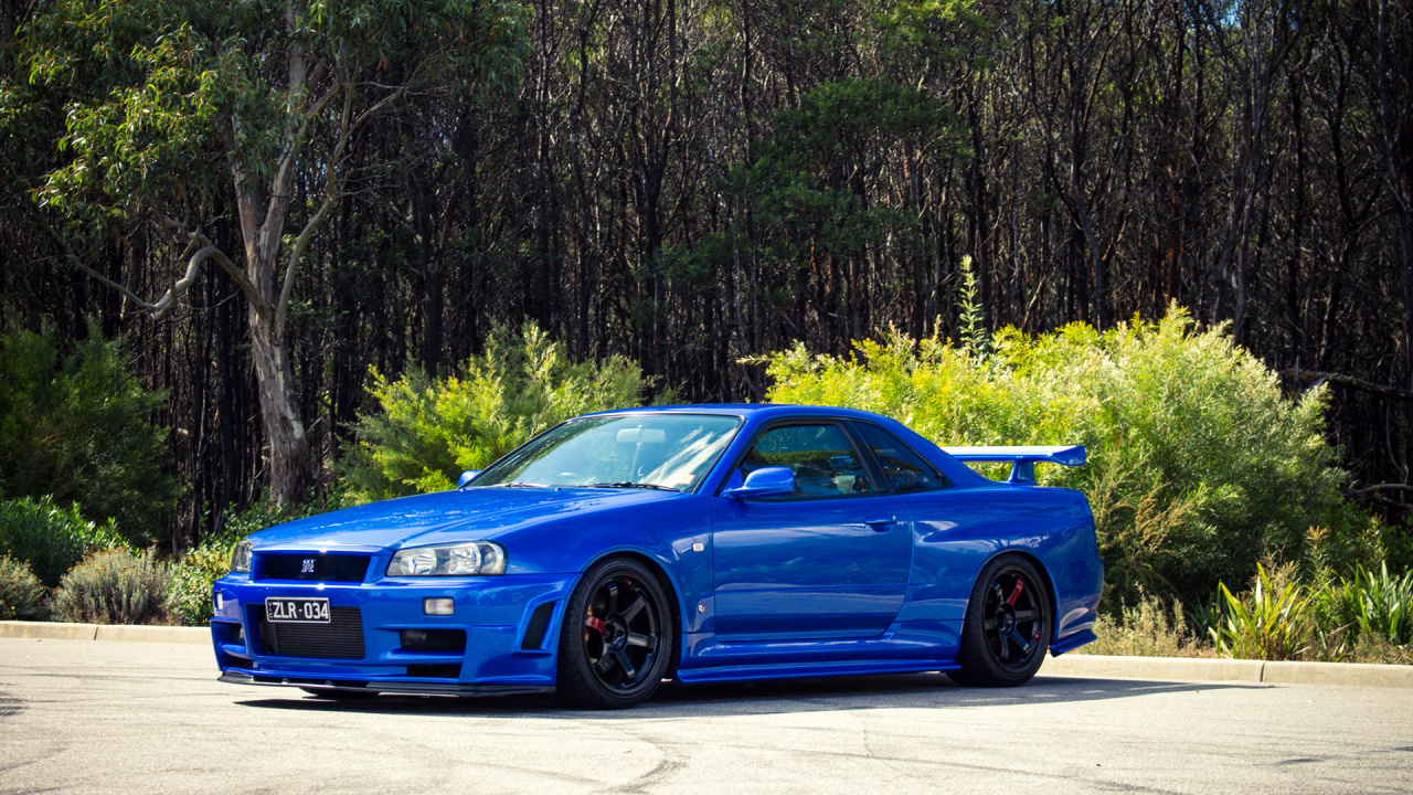Nissan Skyline Gtr R34, Nissan Skyline Gt-r, Nissan Gt-r, Nissan, Voiture Tuning. Wallpaper in 1280x720 Resolution