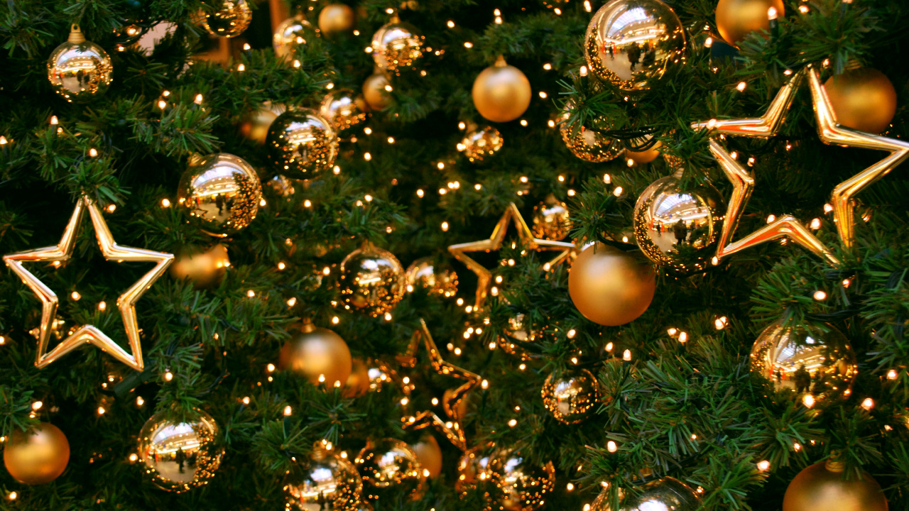 Weihnachtsbaum, Weihnachten, Christmas Ornament, Neujahr, Weihnachtsdekoration. Wallpaper in 1280x720 Resolution