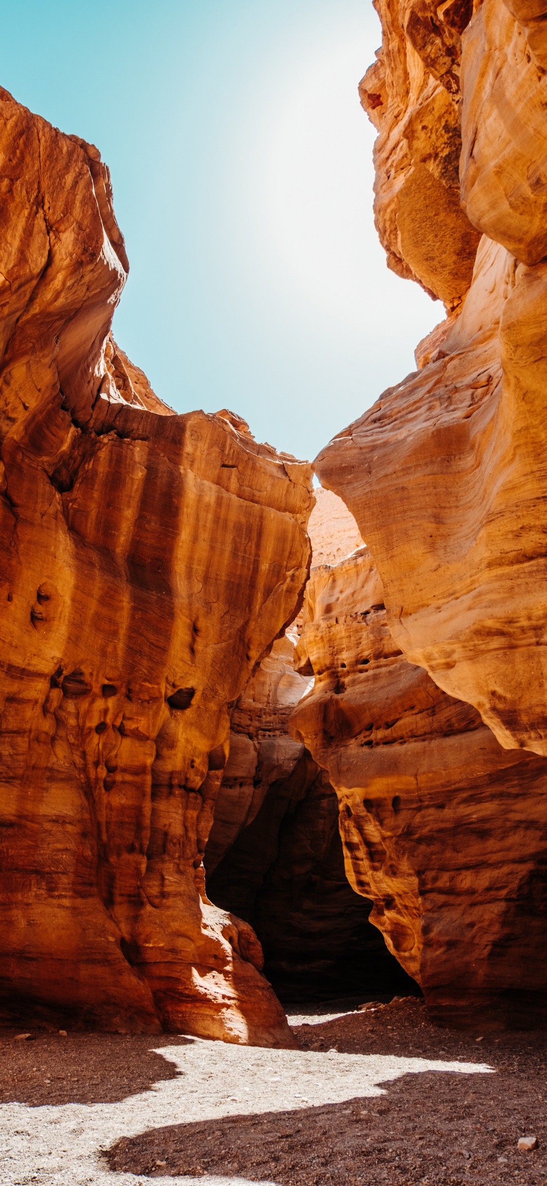 Natur, Rock, Canyon, Geologie, Ödland. Wallpaper in 1125x2436 Resolution