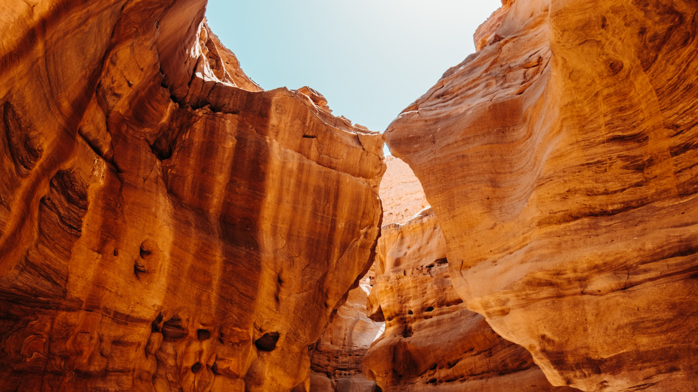 Formation, Narrows, Nature, Rock, Canyon. Wallpaper in 1366x768 Resolution