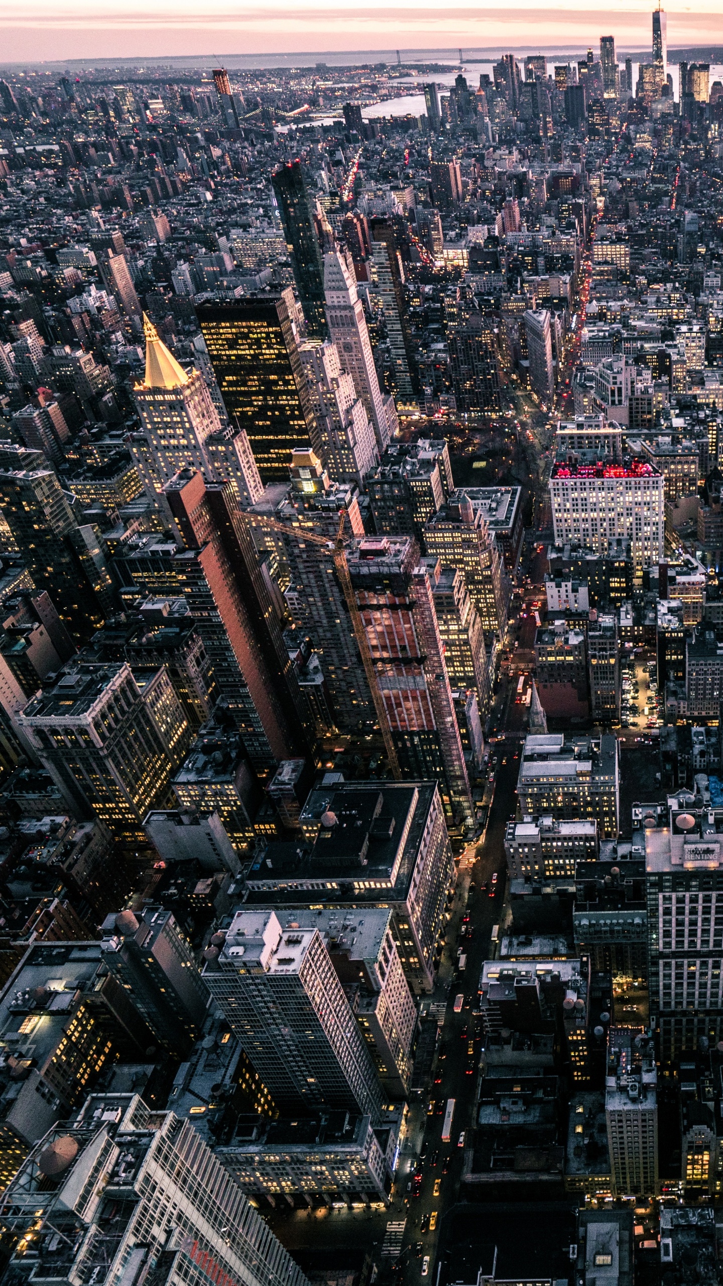 Aerial View of City Buildings During Daytime. Wallpaper in 1440x2560 Resolution