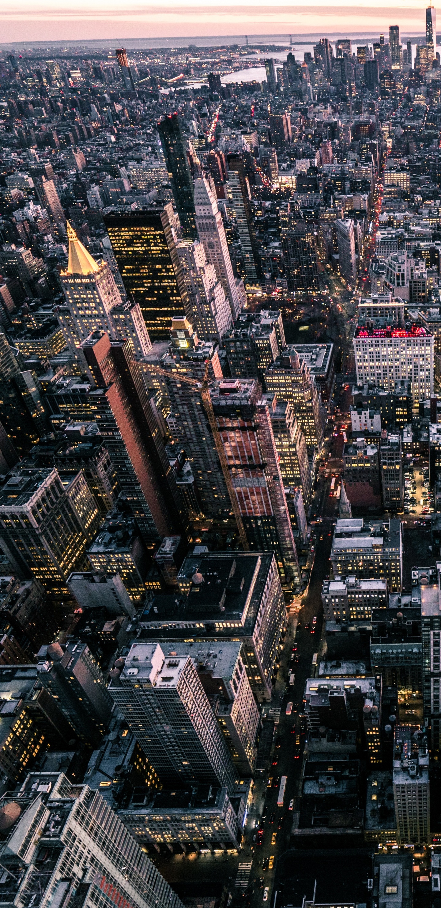 Aerial View of City Buildings During Daytime. Wallpaper in 1440x2960 Resolution