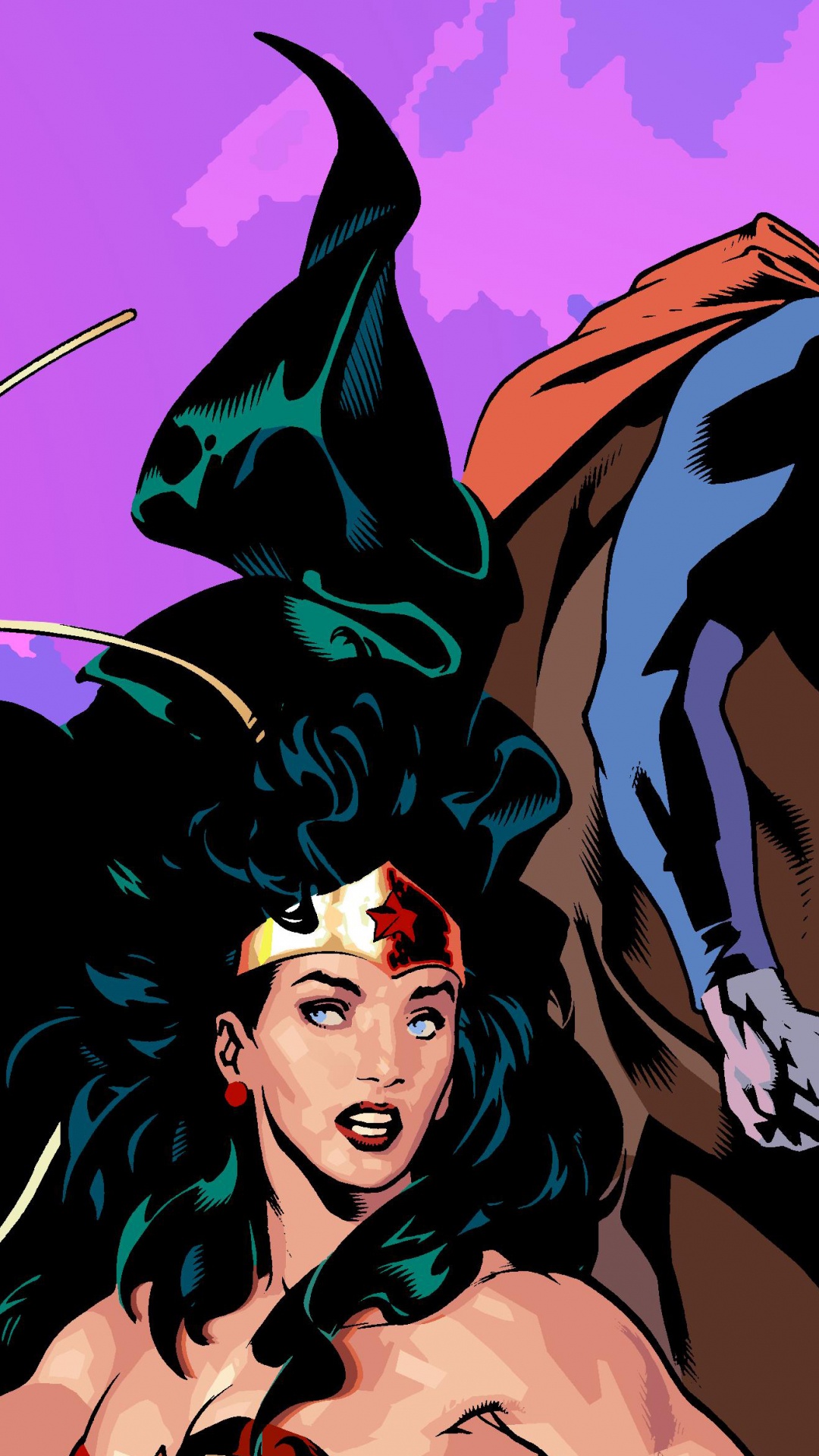 2 Frauen im Schwarzen Und Weißen Kleid Anime-Charakter. Wallpaper in 1080x1920 Resolution