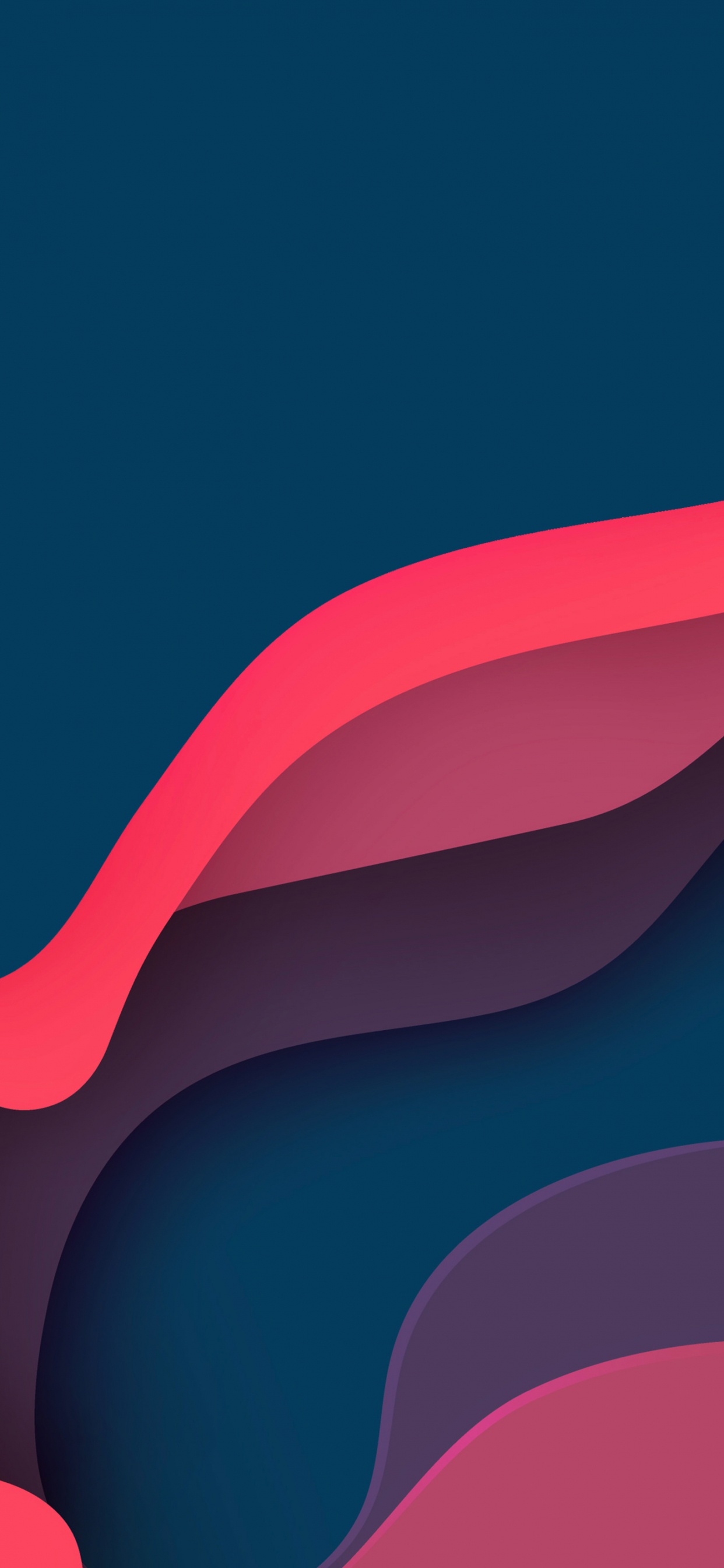 Géométrie, IOS, Pink, Violette, Pente. Wallpaper in 1242x2688 Resolution