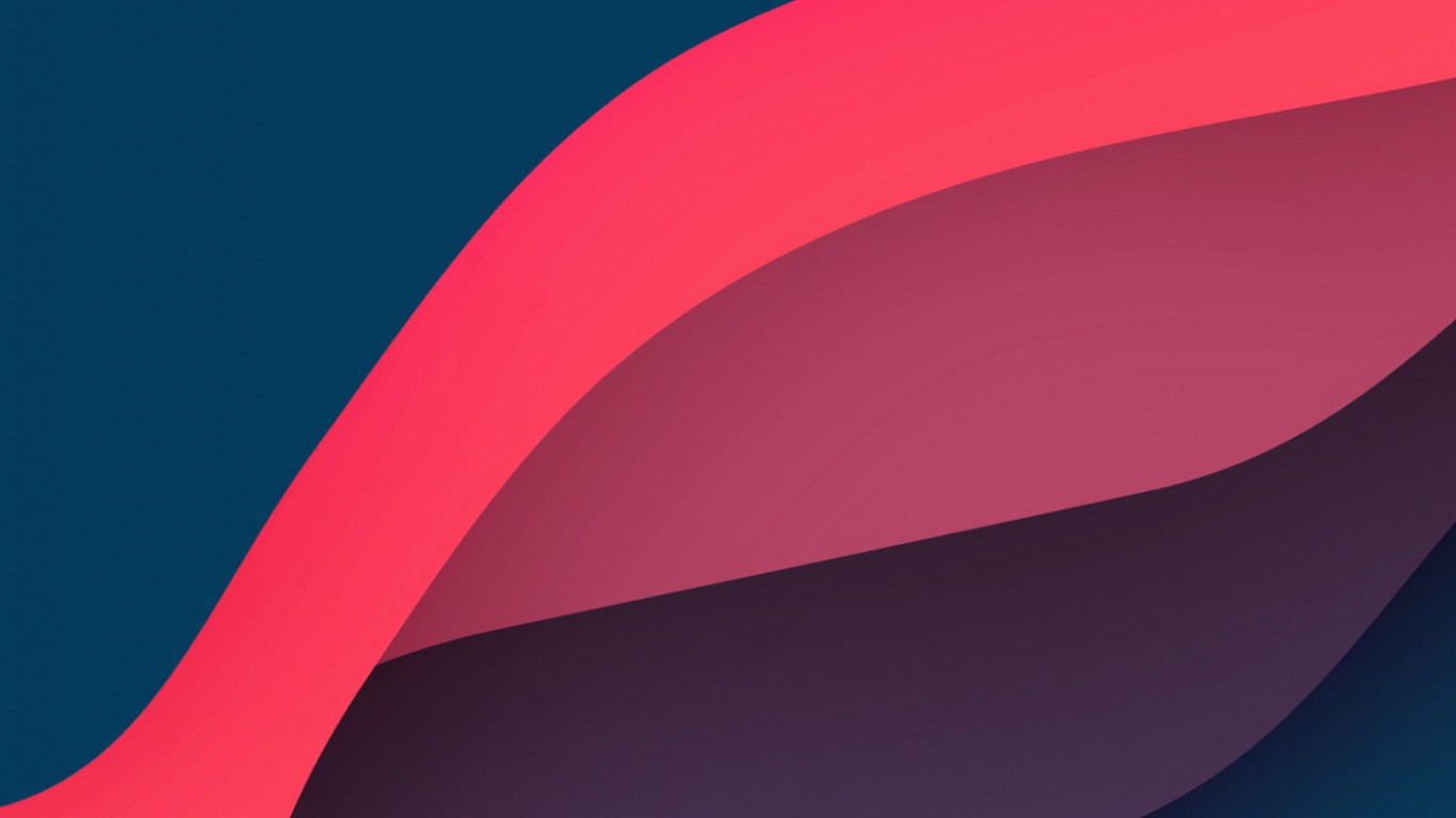 Geometry, Ios, Pink, Violet, Slope. Wallpaper in 1366x768 Resolution