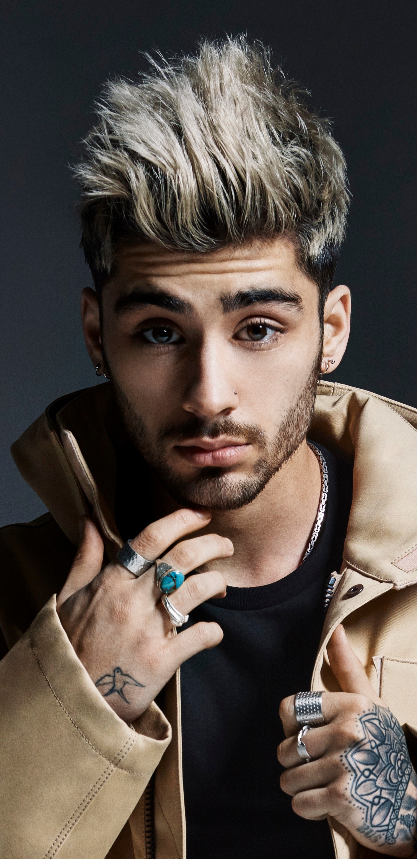 扎恩·马利克（Zayn Malik）, 发型, 很酷的, 麦克风, 脸颊 壁纸 1440x2960 允许