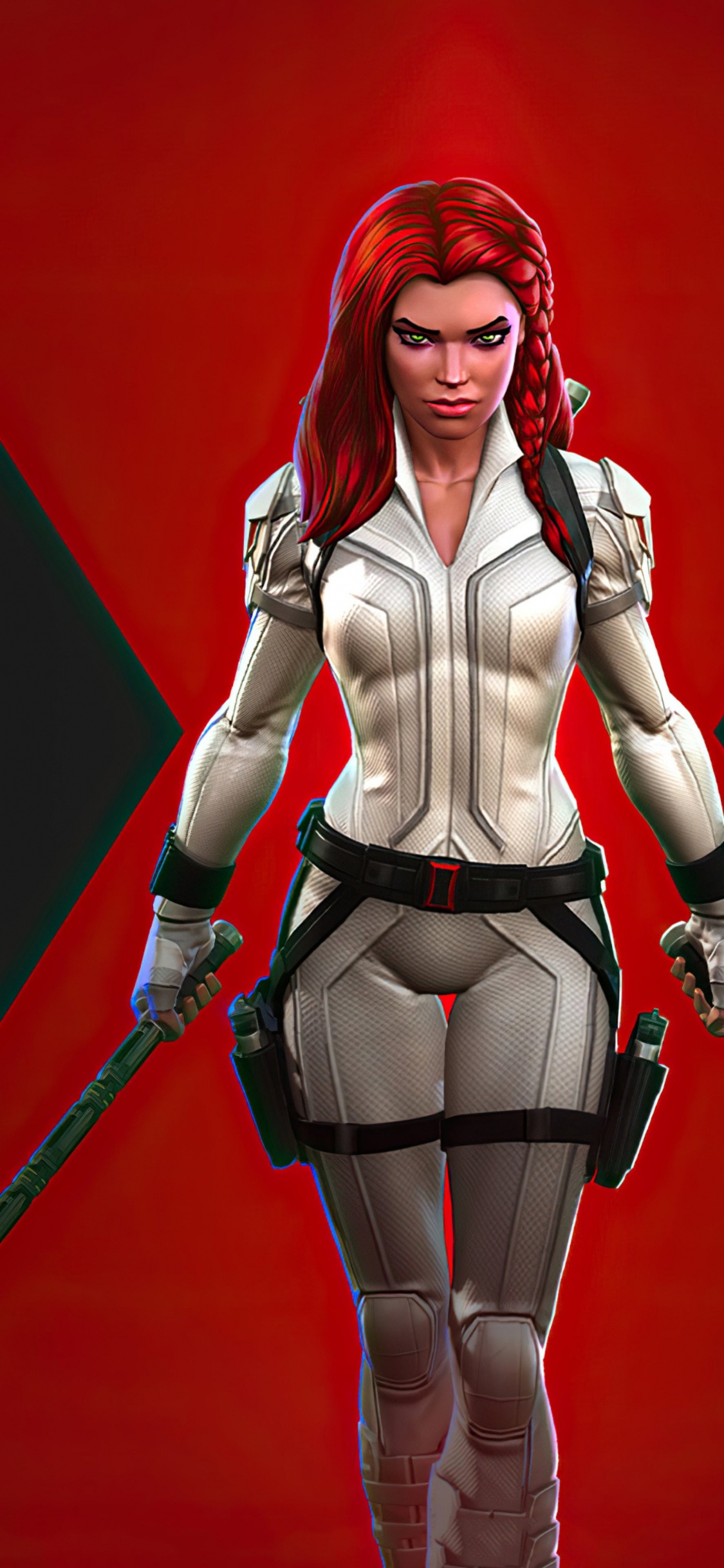 Marvel Contest of Champions, Schwarze Witwe, Die Anforderungen Des Jägers, Natasha Romanoff, Gamora. Wallpaper in 1125x2436 Resolution