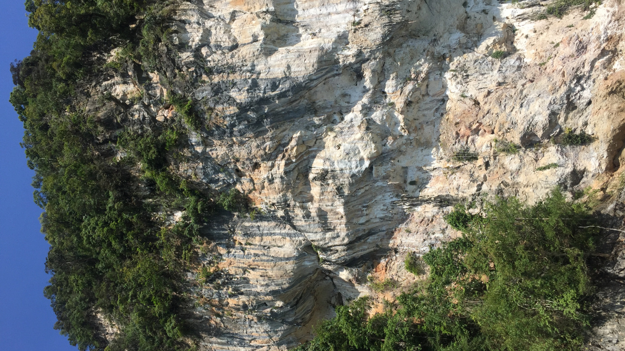 la Réserve Naturelle De, Affleurement, Géologie, Eau, Végétation. Wallpaper in 1280x720 Resolution