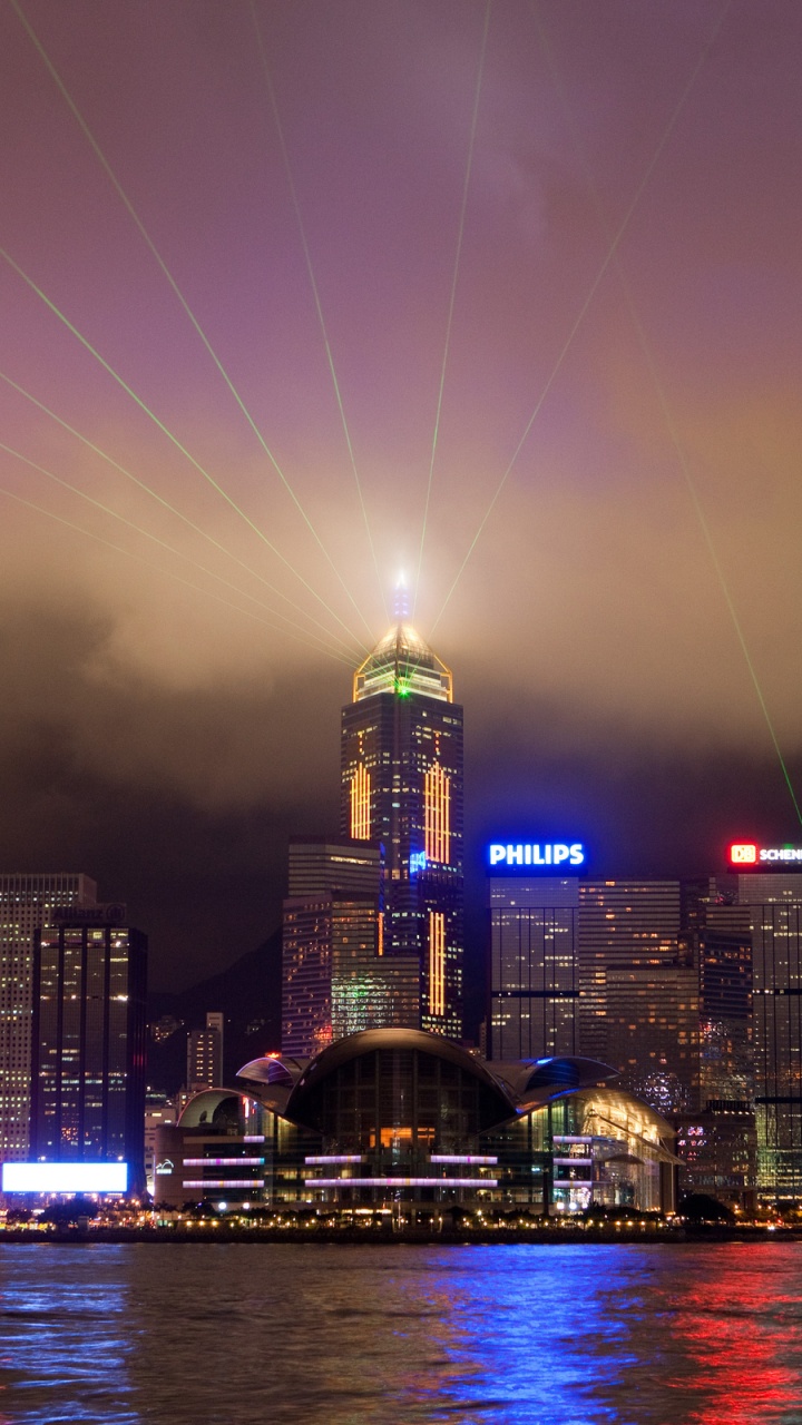 香港, 城市景观, 城市, 大都会, 天际线 壁纸 720x1280 允许