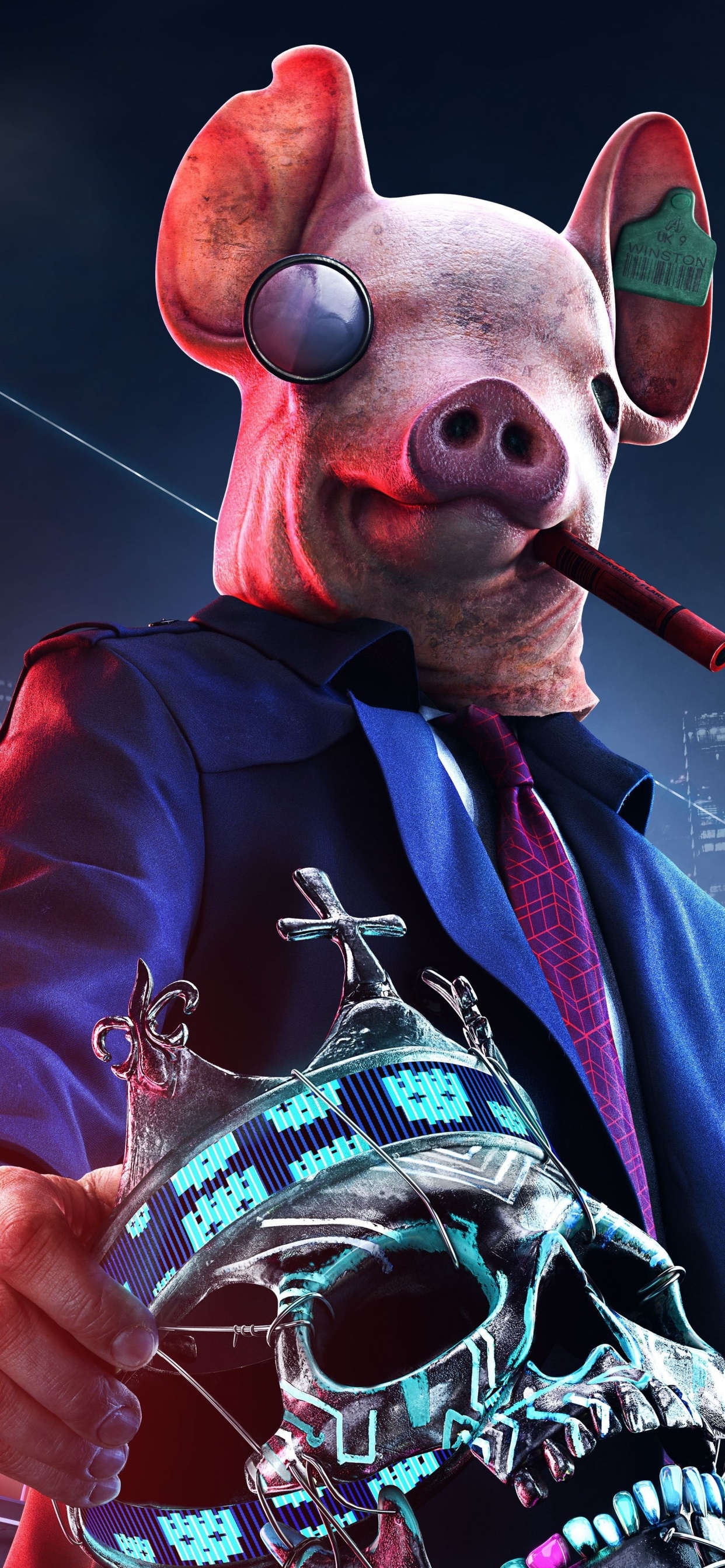 Watch Dogs Legion, Watch Dogs, Ubisoft, Performance, Performing Arts. Wallpaper in 1242x2688 Resolution