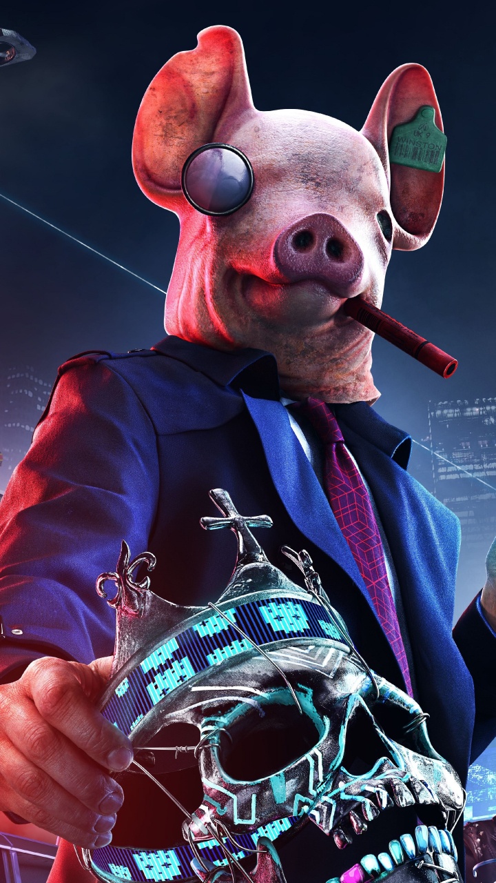 Watch Dogs Legion, Wachhund, Ubisoft, Leistung, Darstellende Kunst. Wallpaper in 720x1280 Resolution