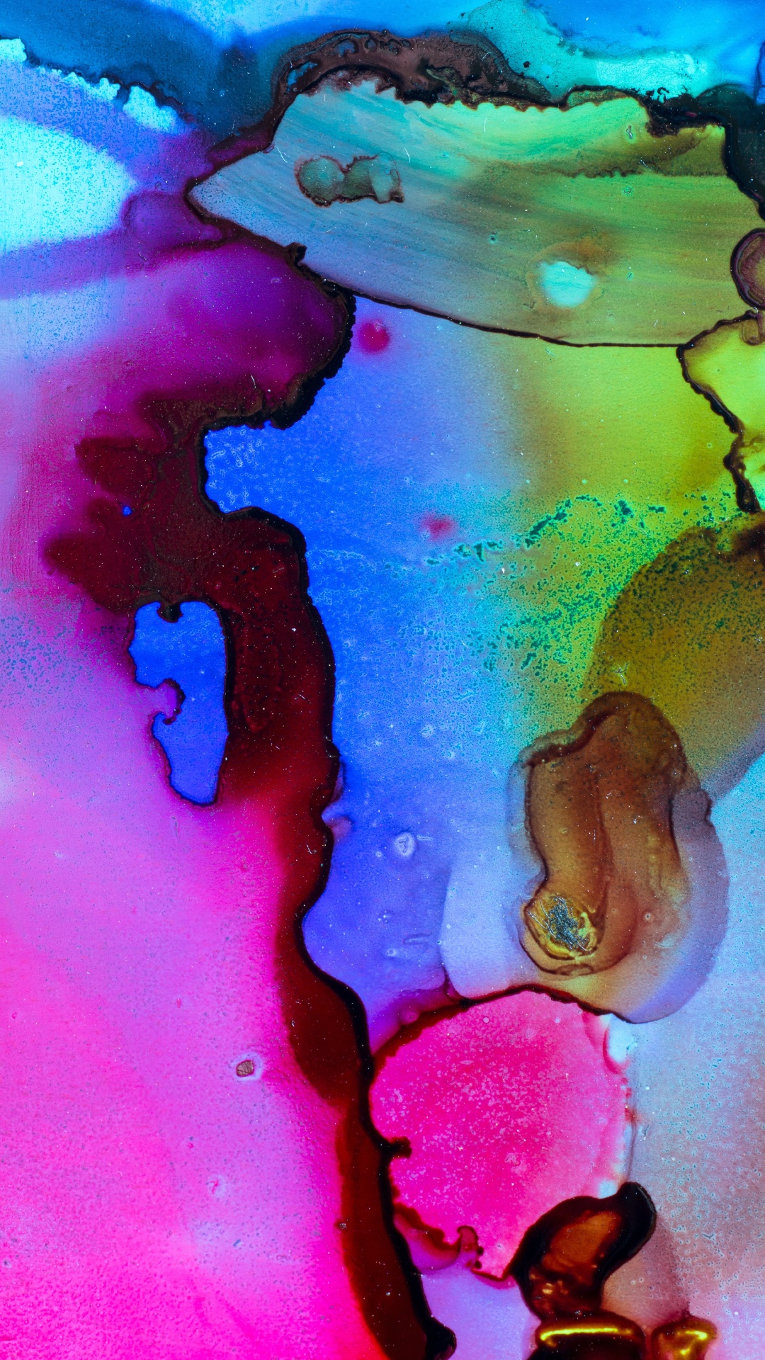 Pintura Abstracta Morada y Marrón. Wallpaper in 1080x1920 Resolution