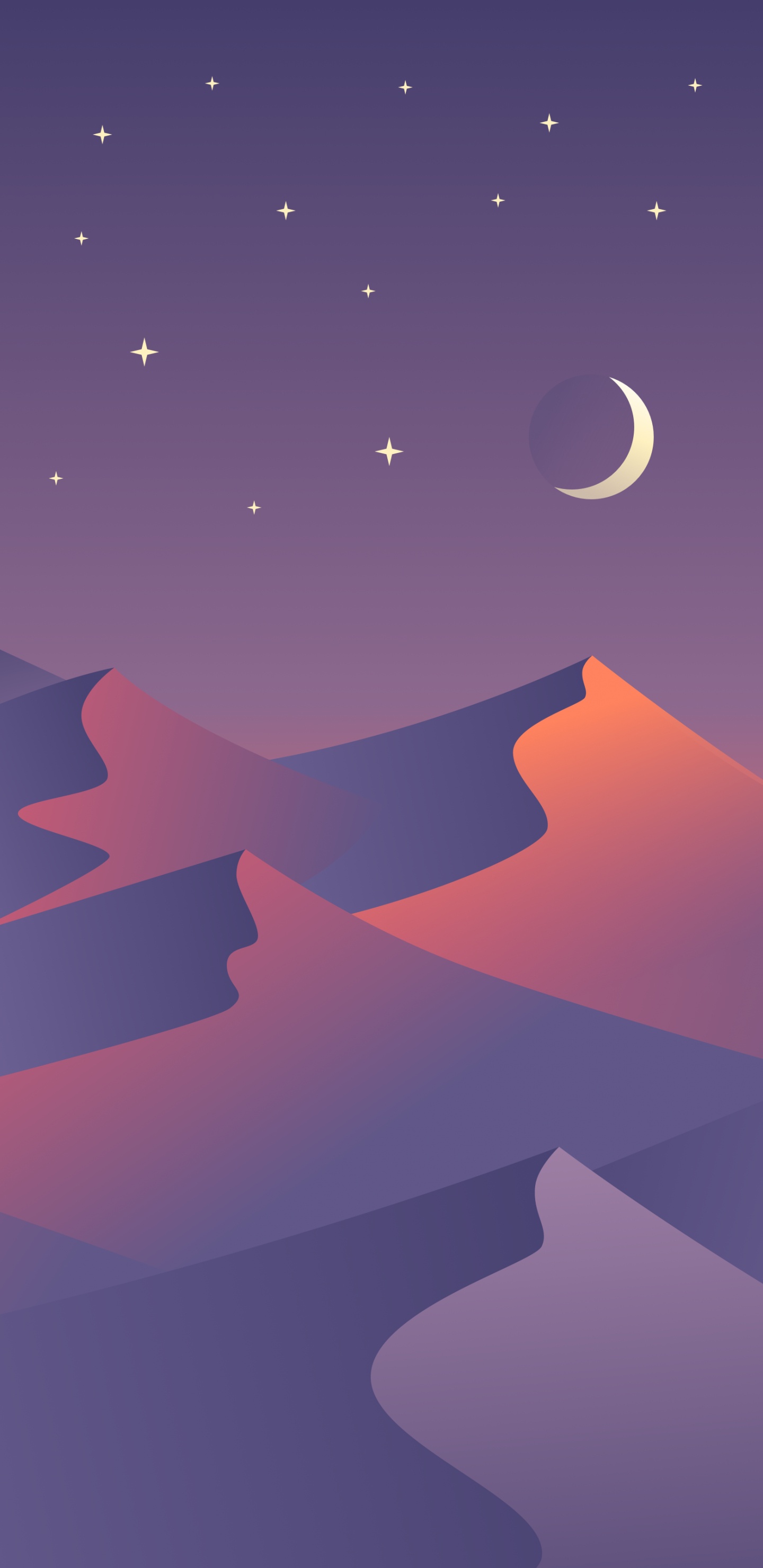 Illustration, Art, Design Plat, Minimalisme, Atmosphère. Wallpaper in 1440x2960 Resolution