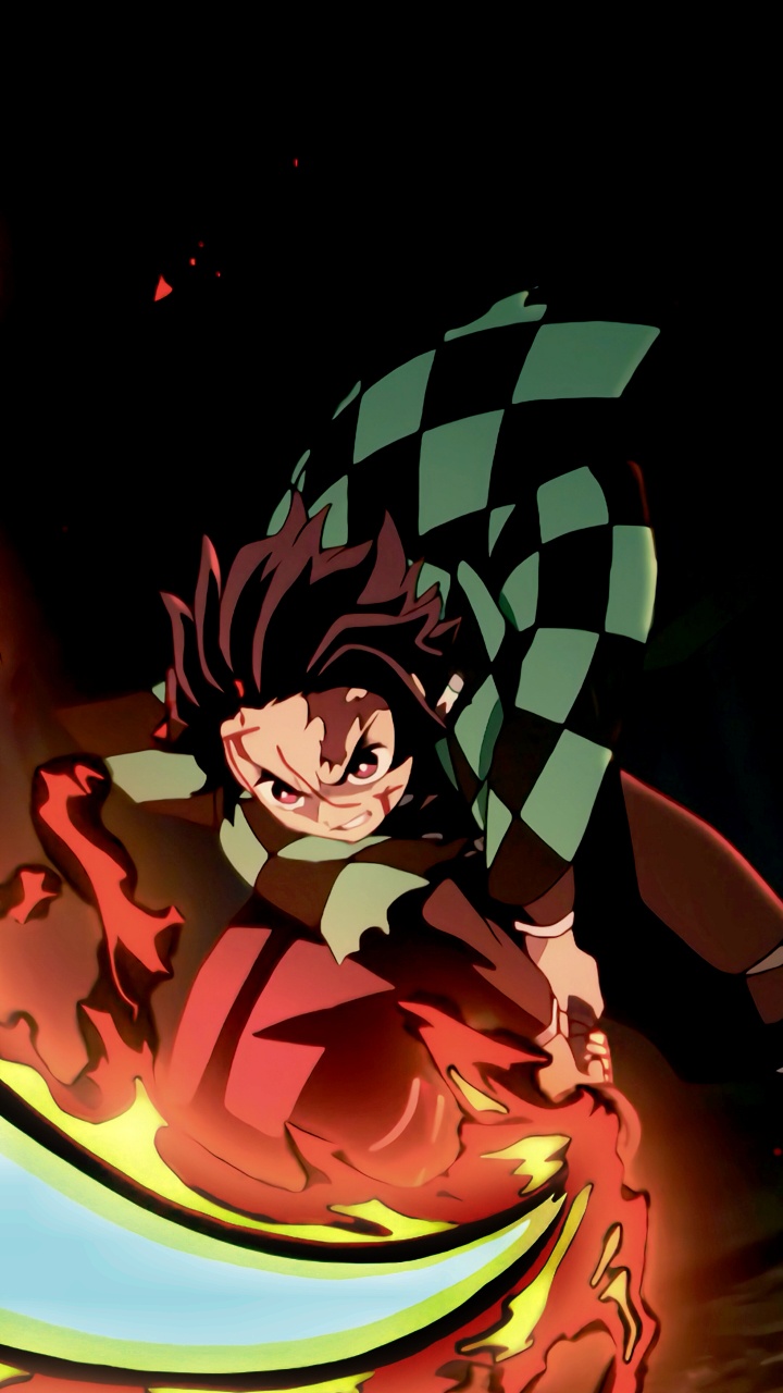 Kamado Tanjiro, Tanjiro Kamado, Nezuko Kamado, Demon Slayer Kimetsu no Yaiba, Anime. Wallpaper in 720x1280 Resolution