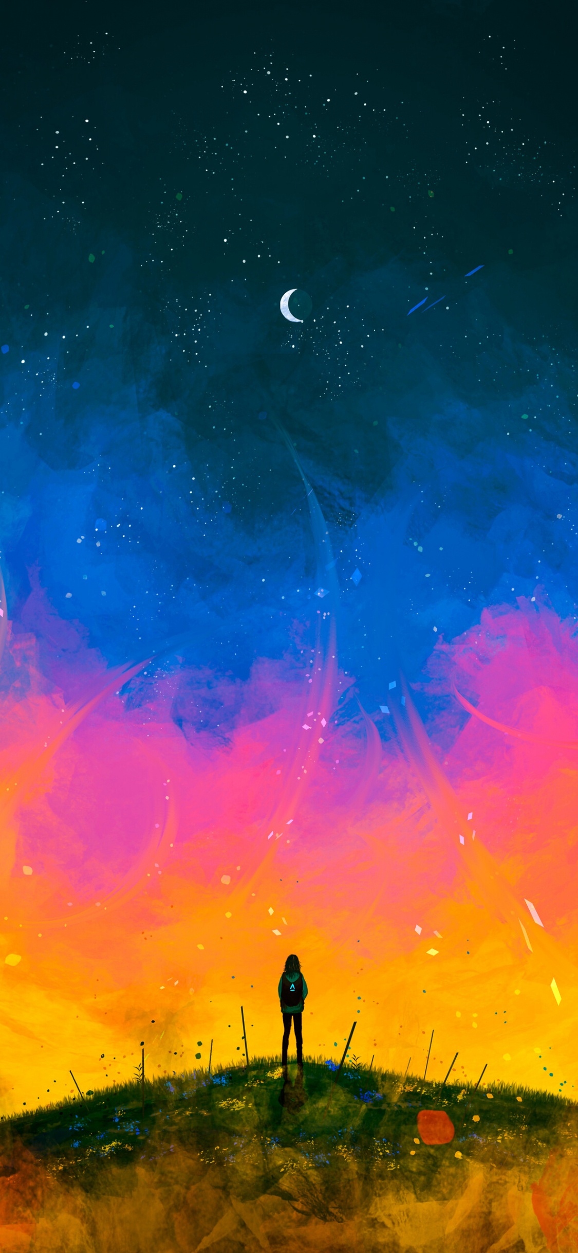 Objeto Astronómico, Espacio, Arte, la Astronomía, Estrella. Wallpaper in 1125x2436 Resolution