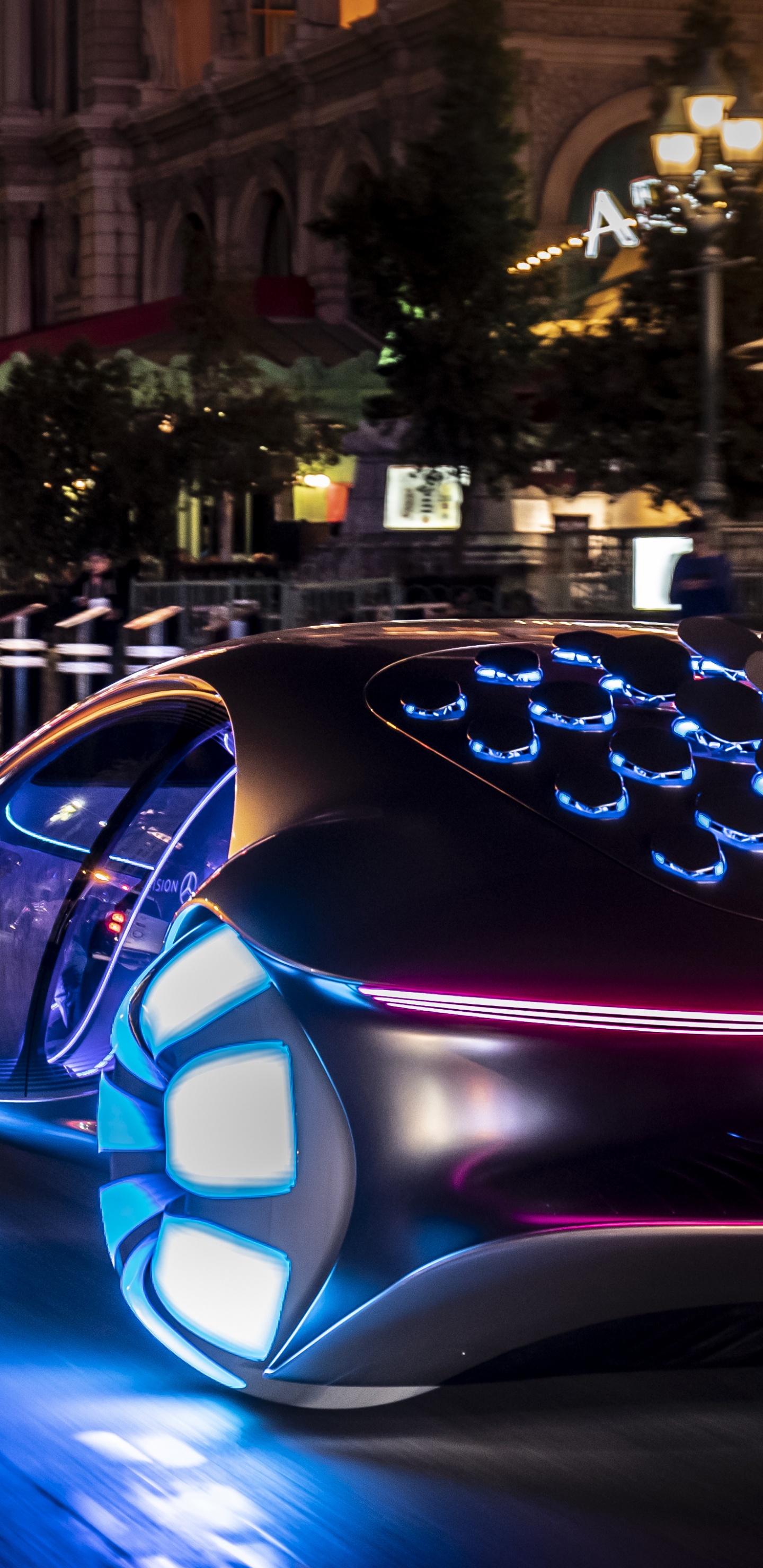 Mercedes Vision Avtr, Mercedes-benz Vision Eqs, Mercedes Benz, Mercedes-Benz Vision SLA, Cars. Wallpaper in 1440x2960 Resolution