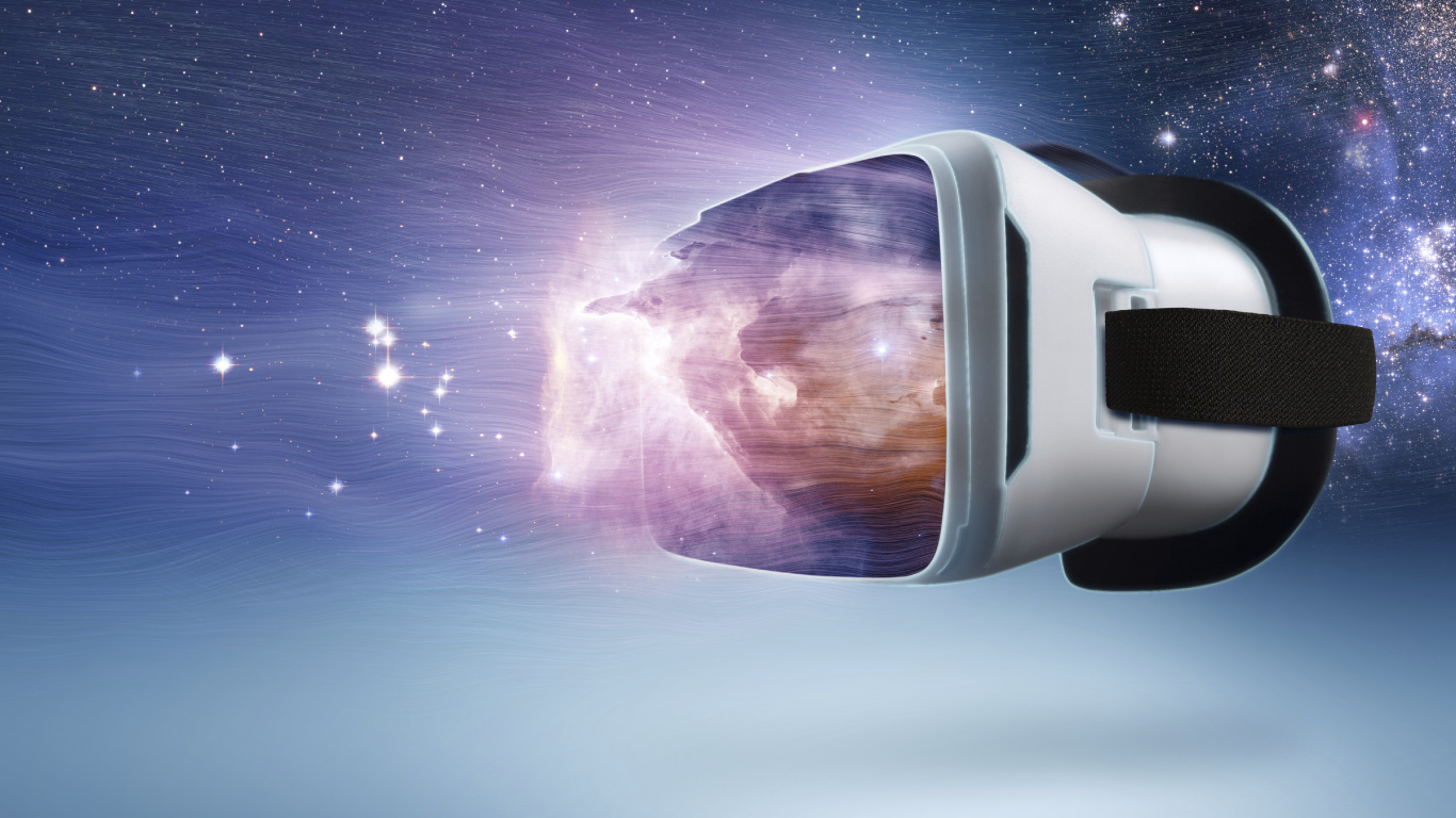 Lunettes vr Blanches et Noires. Wallpaper in 1366x768 Resolution