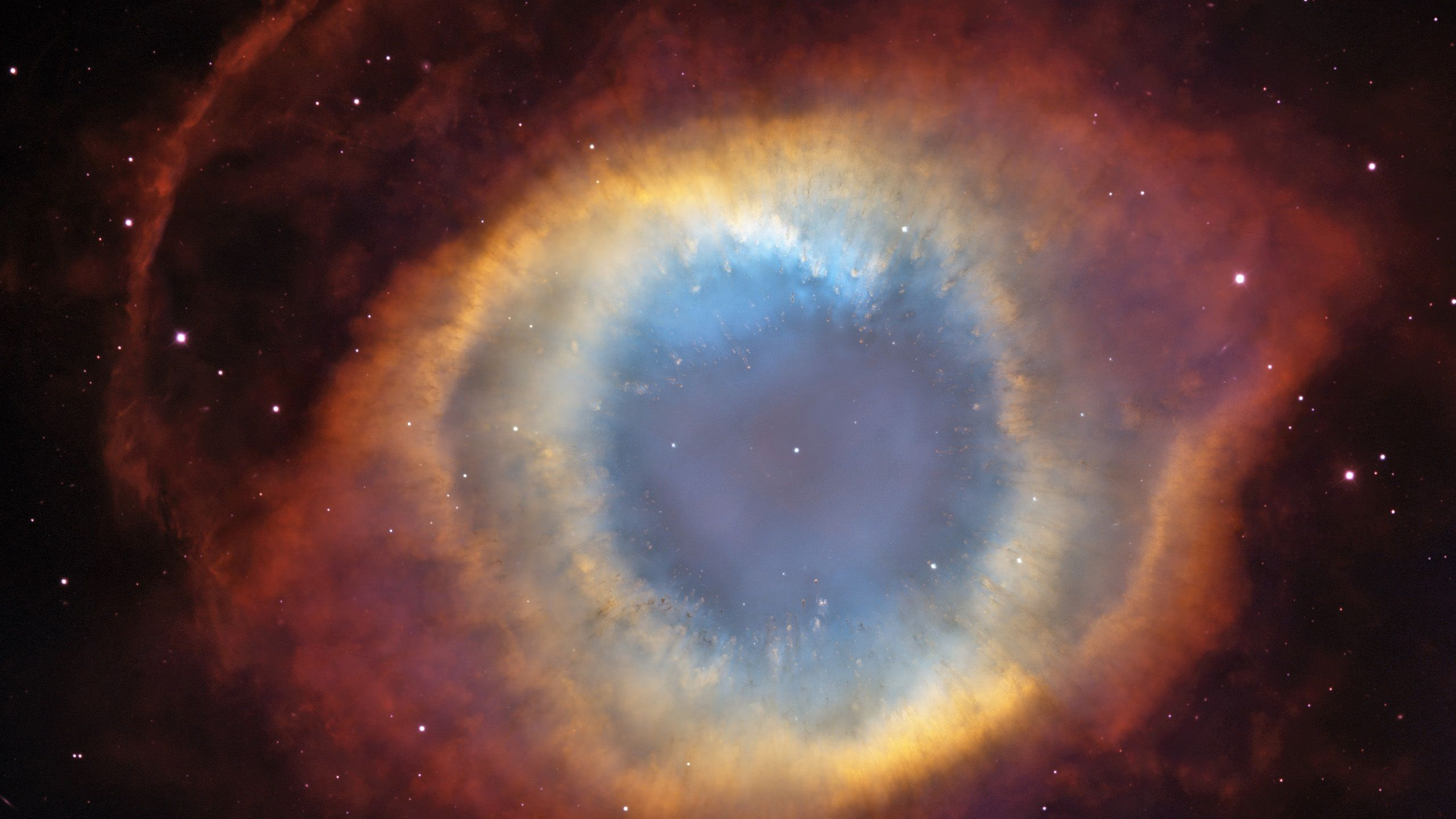 Ilustración de Galaxia Azul y Marrón. Wallpaper in 2560x1440 Resolution