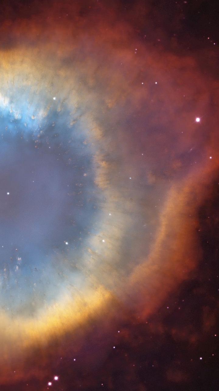 Ilustración de Galaxia Azul y Marrón. Wallpaper in 720x1280 Resolution