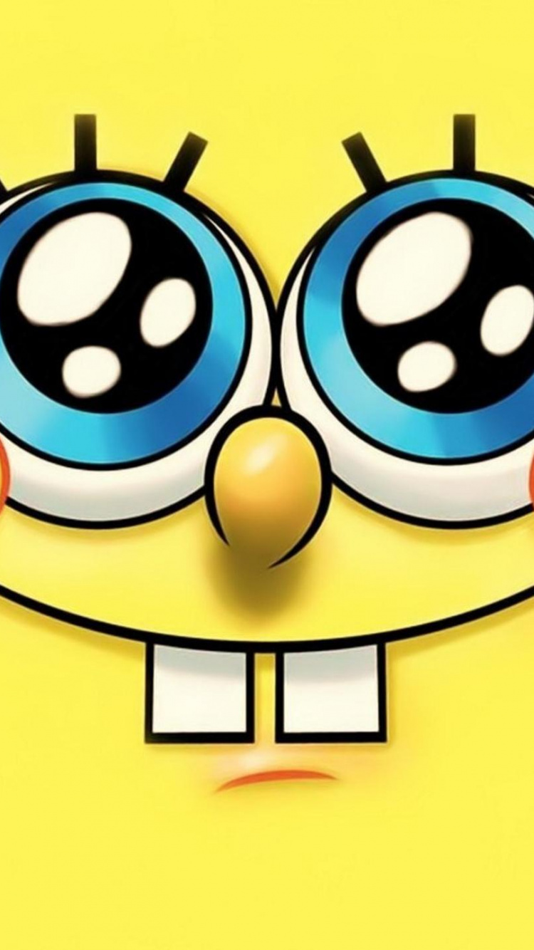 Ilustración de Búho Azul y Blanco Amarillo. Wallpaper in 750x1334 Resolution