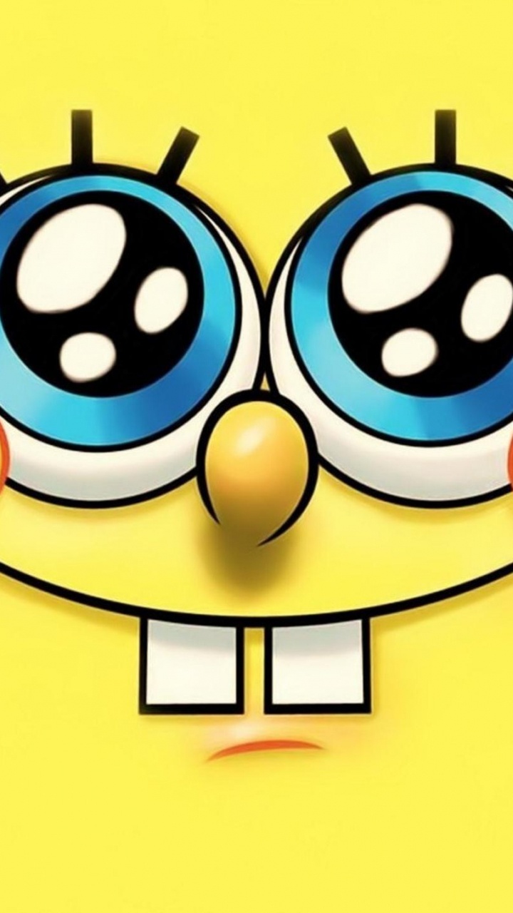 Illustration de Hibou Bleu et Blanc Jaune. Wallpaper in 720x1280 Resolution