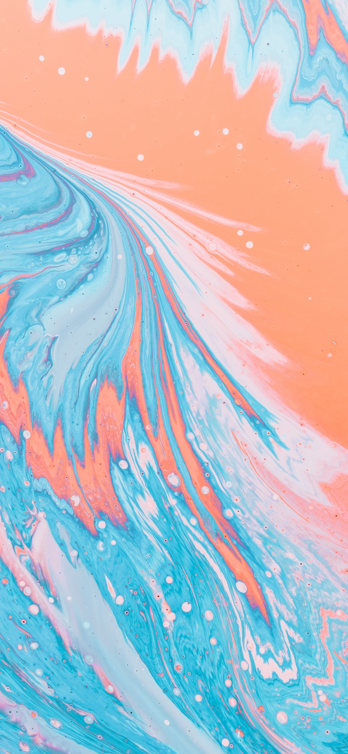 风波, 水上, 丙烯酸涂料, 艺术, 大海 壁纸 1125x2436 允许