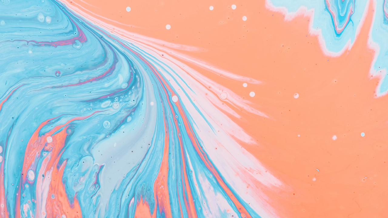 风波, 水上, 丙烯酸涂料, 艺术, 大海 壁纸 1280x720 允许