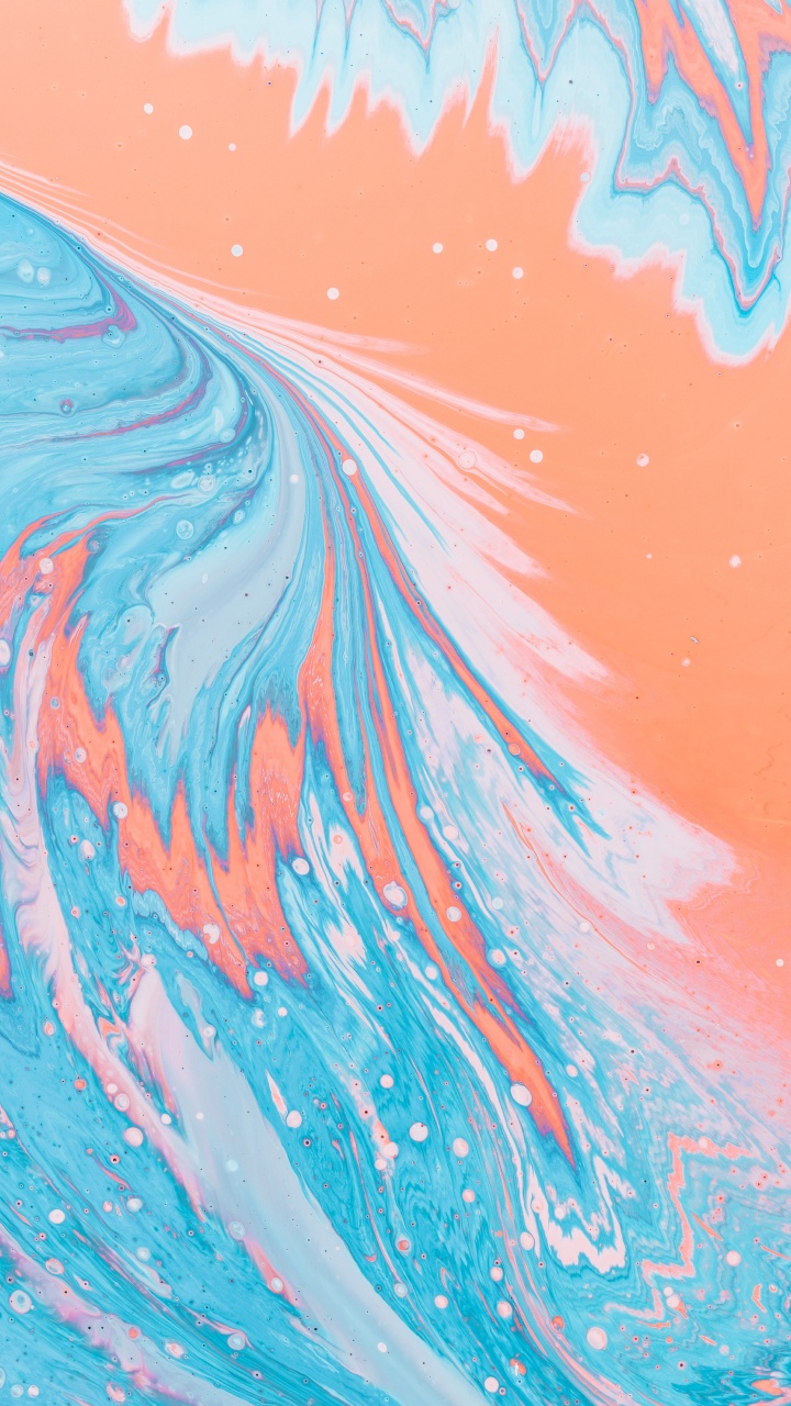 风波, 水上, 丙烯酸涂料, 艺术, 大海 壁纸 720x1280 允许