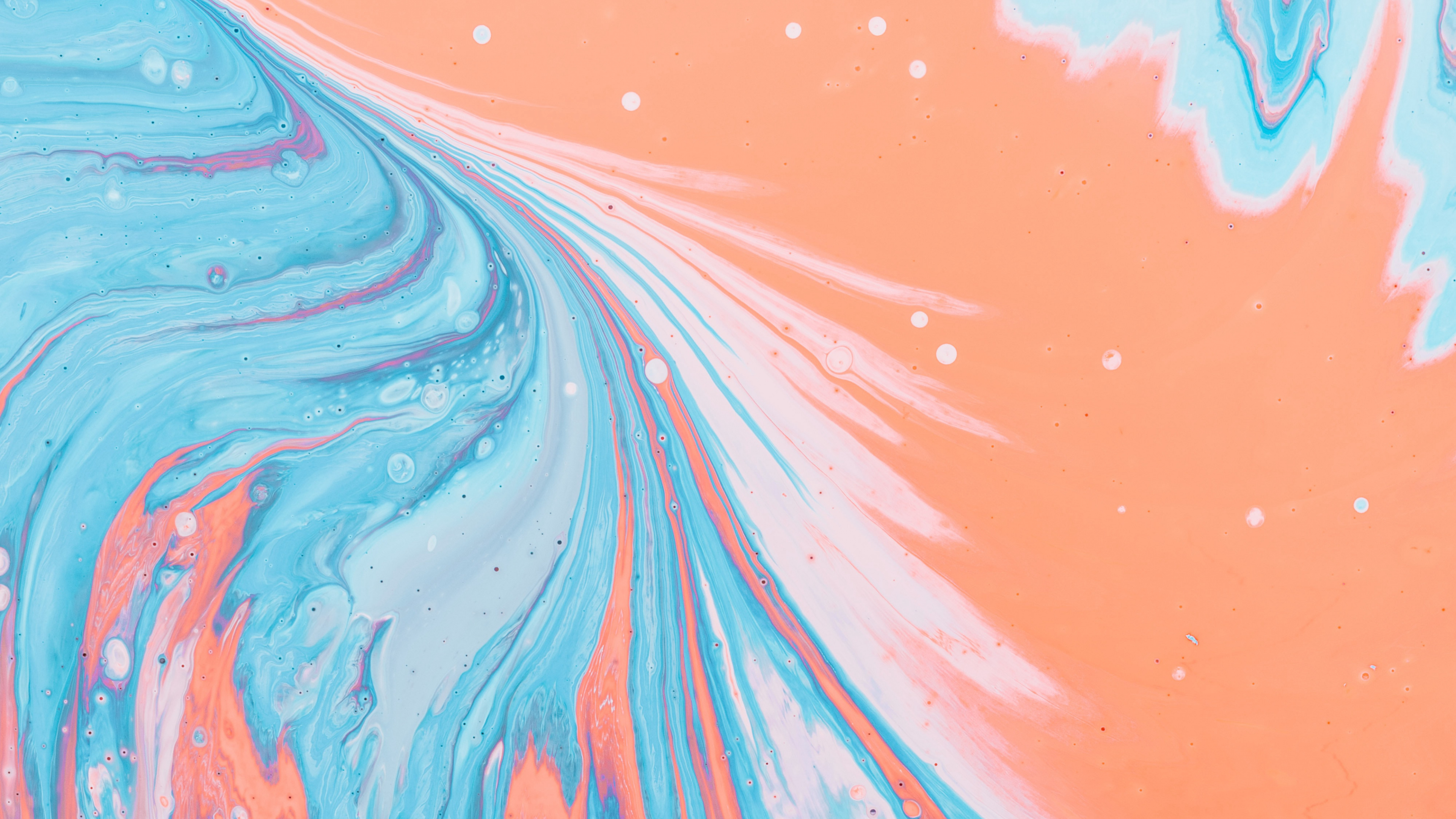 Pintura Abstracta Azul y Blanca. Wallpaper in 3840x2160 Resolution