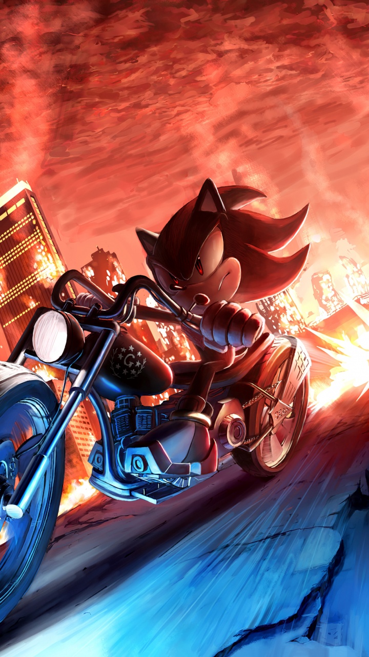 Man in Blue and Black Suit Riding on Motorcycle Illustration. Wallpaper in 720x1280 Resolution