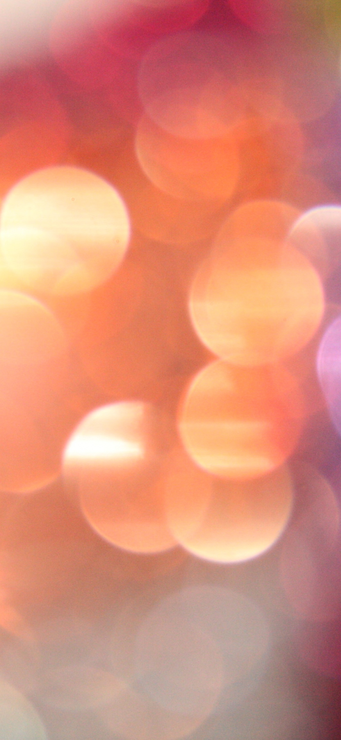 Lumières Bokeh Rouges et Blanches. Wallpaper in 1125x2436 Resolution