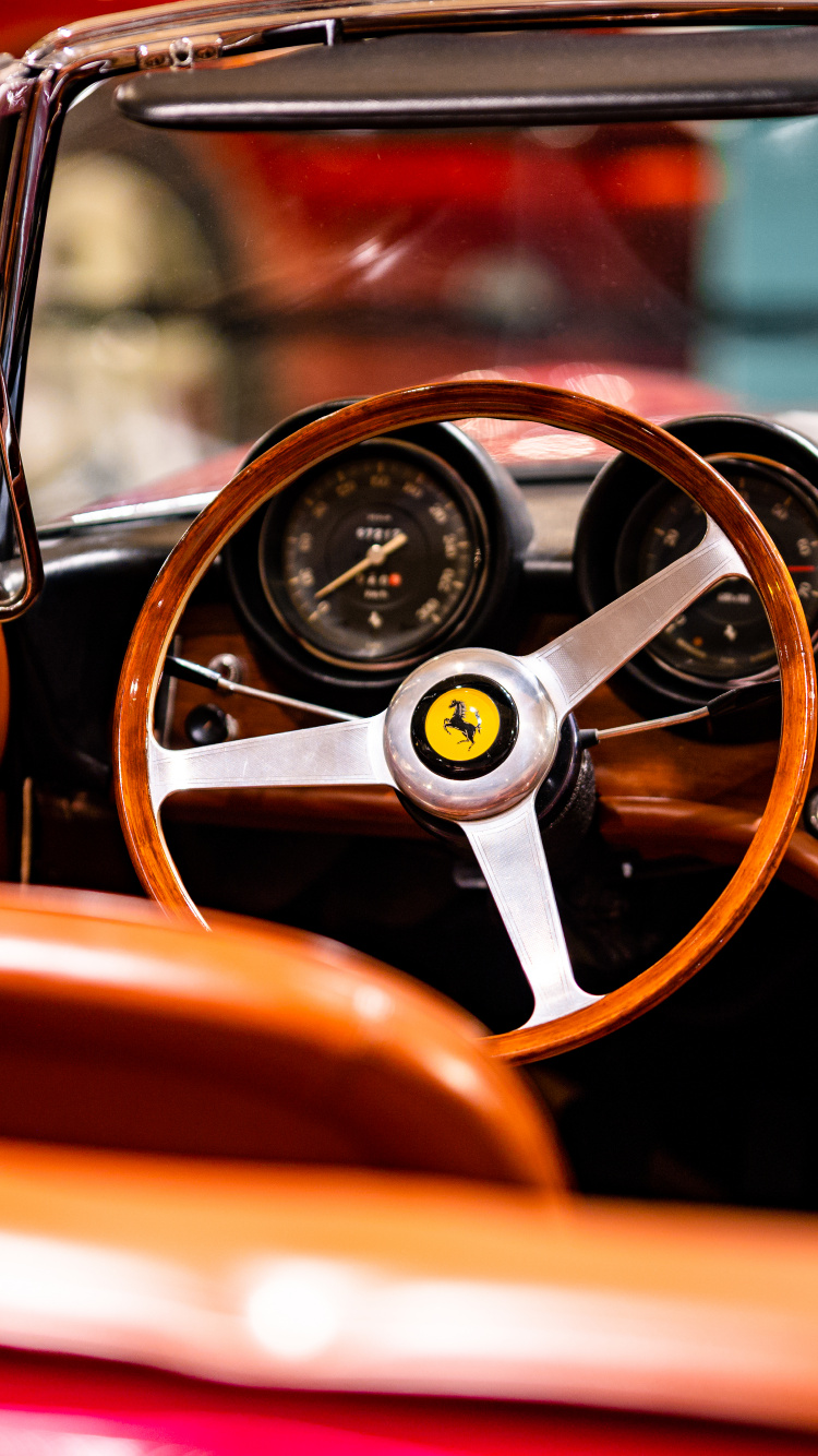 Steering Wheel, Cars, Porsche, Sports Car, Car Steering Wheel. Wallpaper in 750x1334 Resolution