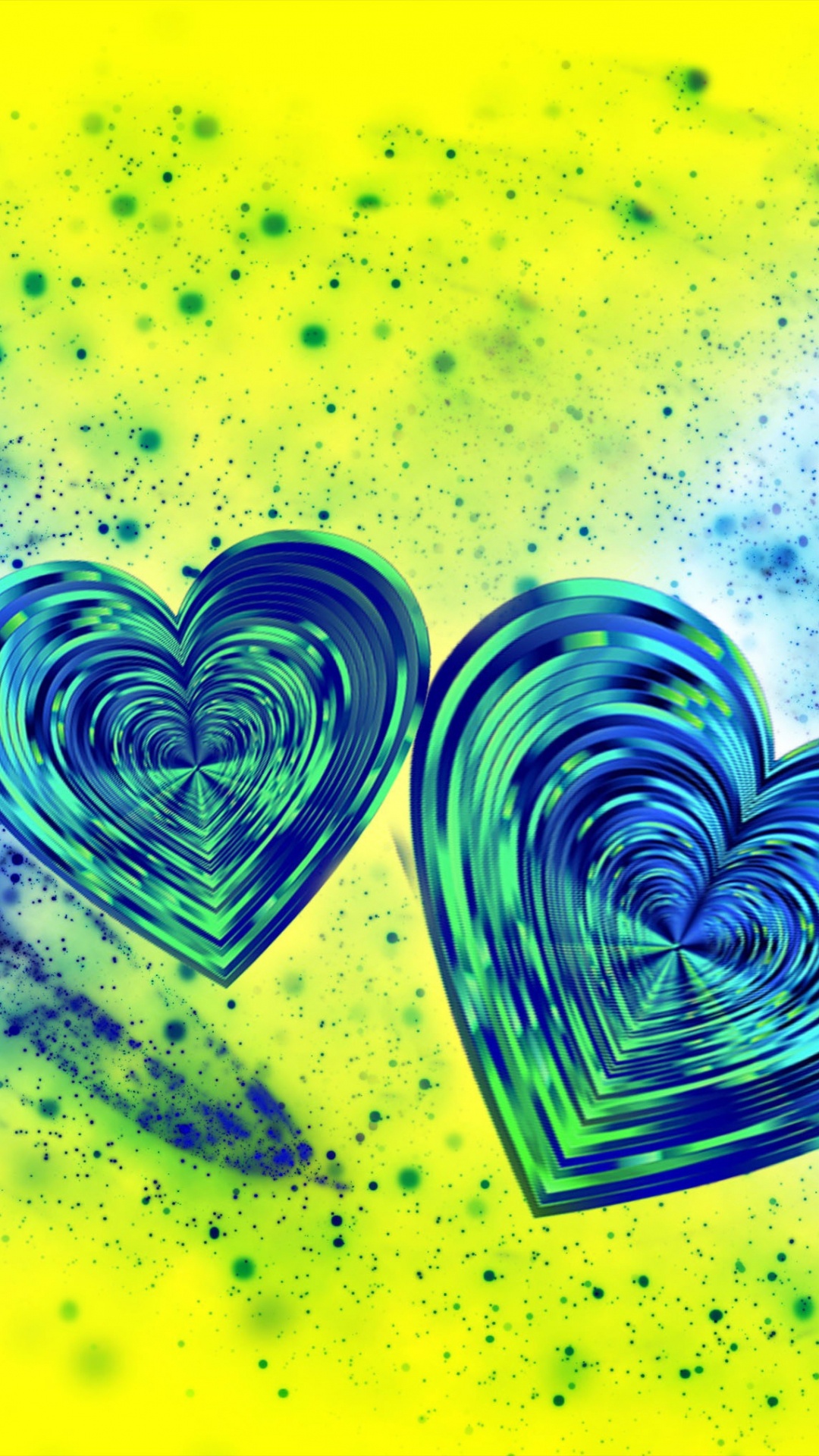 Abstract Art, Heart, Love, Graphic Design, Graphics. Wallpaper in 1080x1920 Resolution