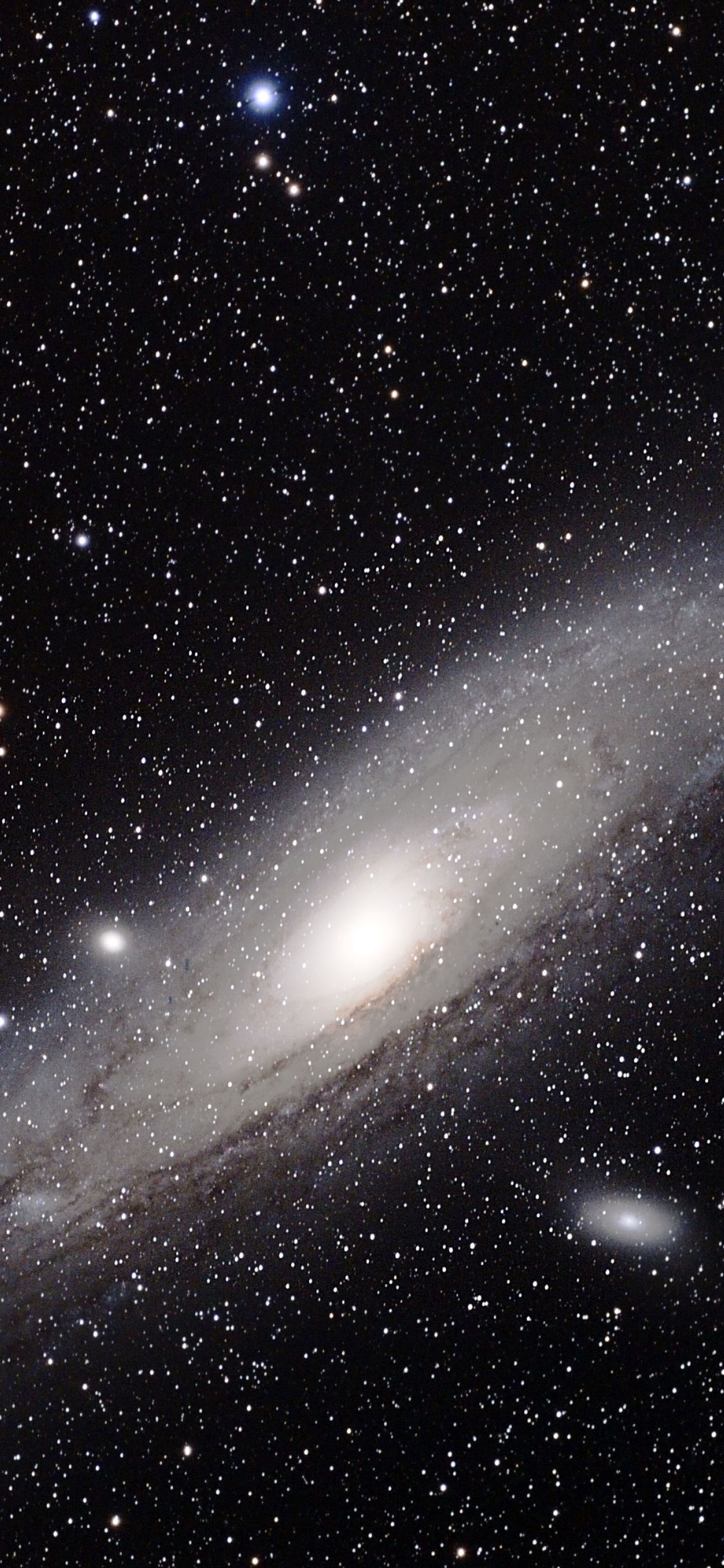 Sterne am Himmel Während Der Nacht. Wallpaper in 1242x2688 Resolution